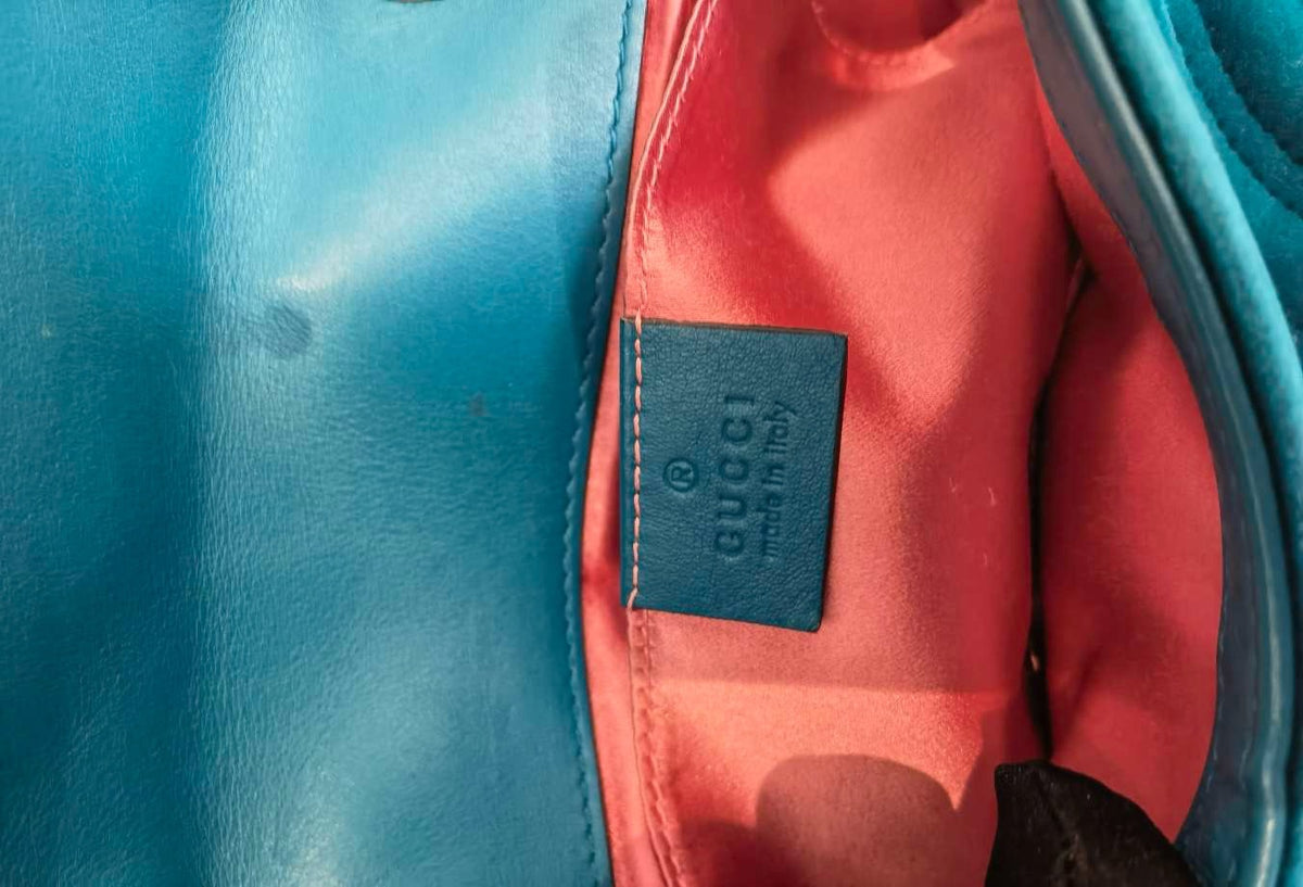Gucci - Marmont - Velvet - Blue