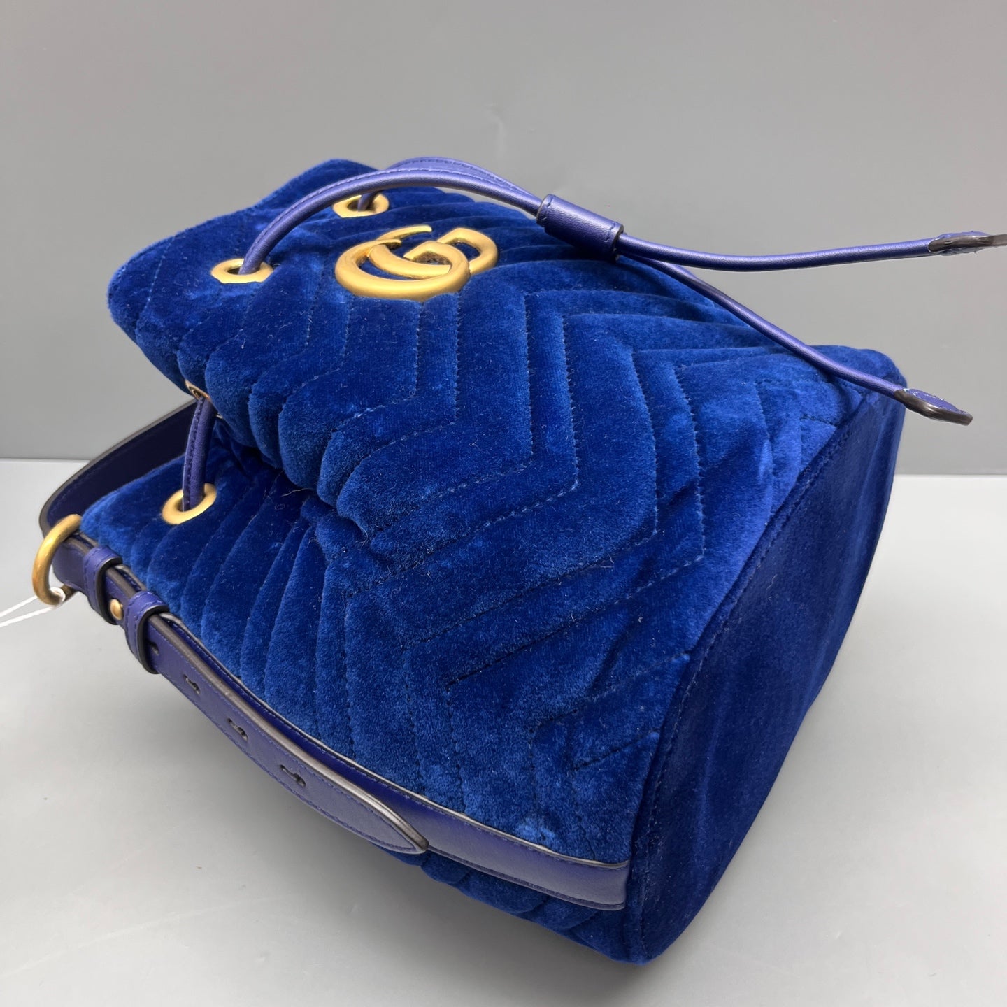 Gucci - Marmont - Velvet - Blue - (mini)