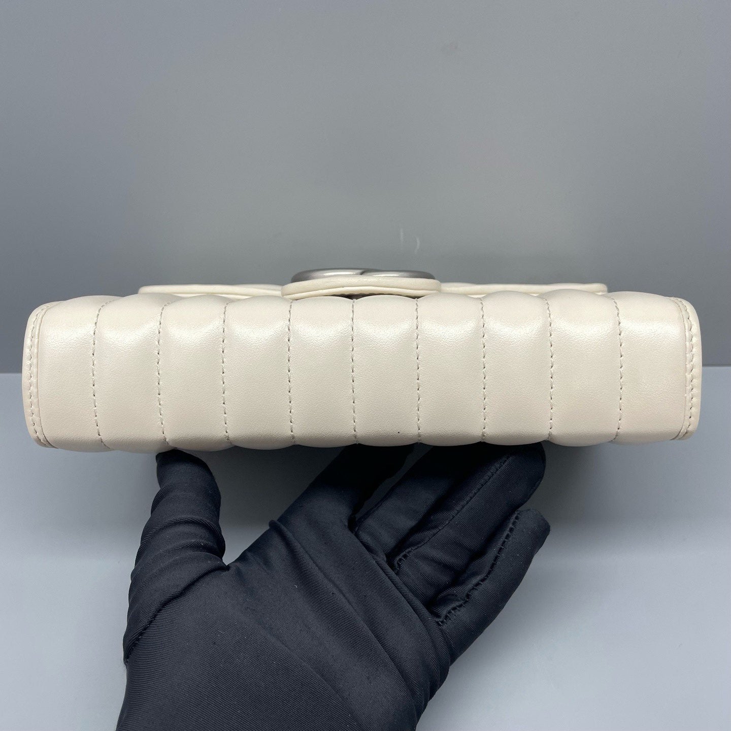 Gucci - Marmont Wallet on Chain - Leather - White - (mini)
