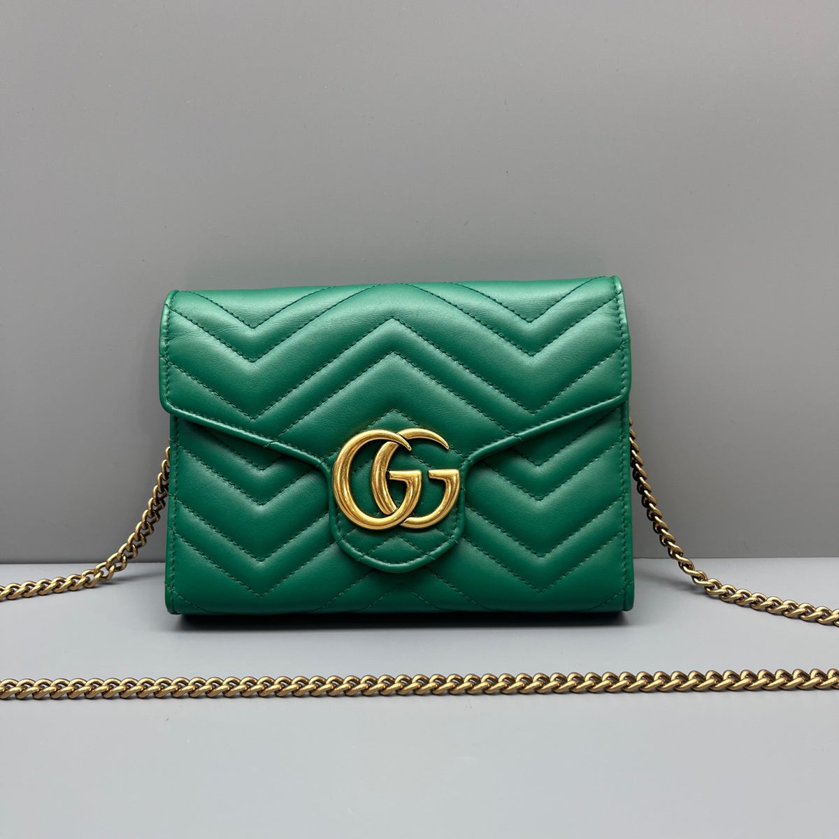 Gucci - Marmont WOC - Leather - Green