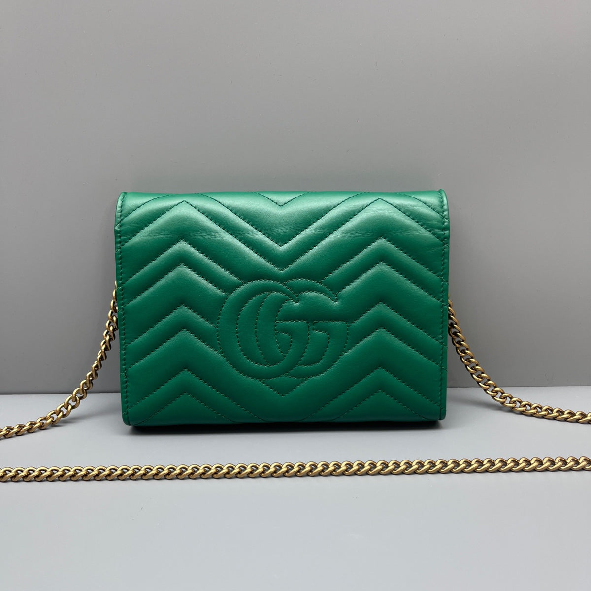 Gucci - Marmont WOC - Leather - Green