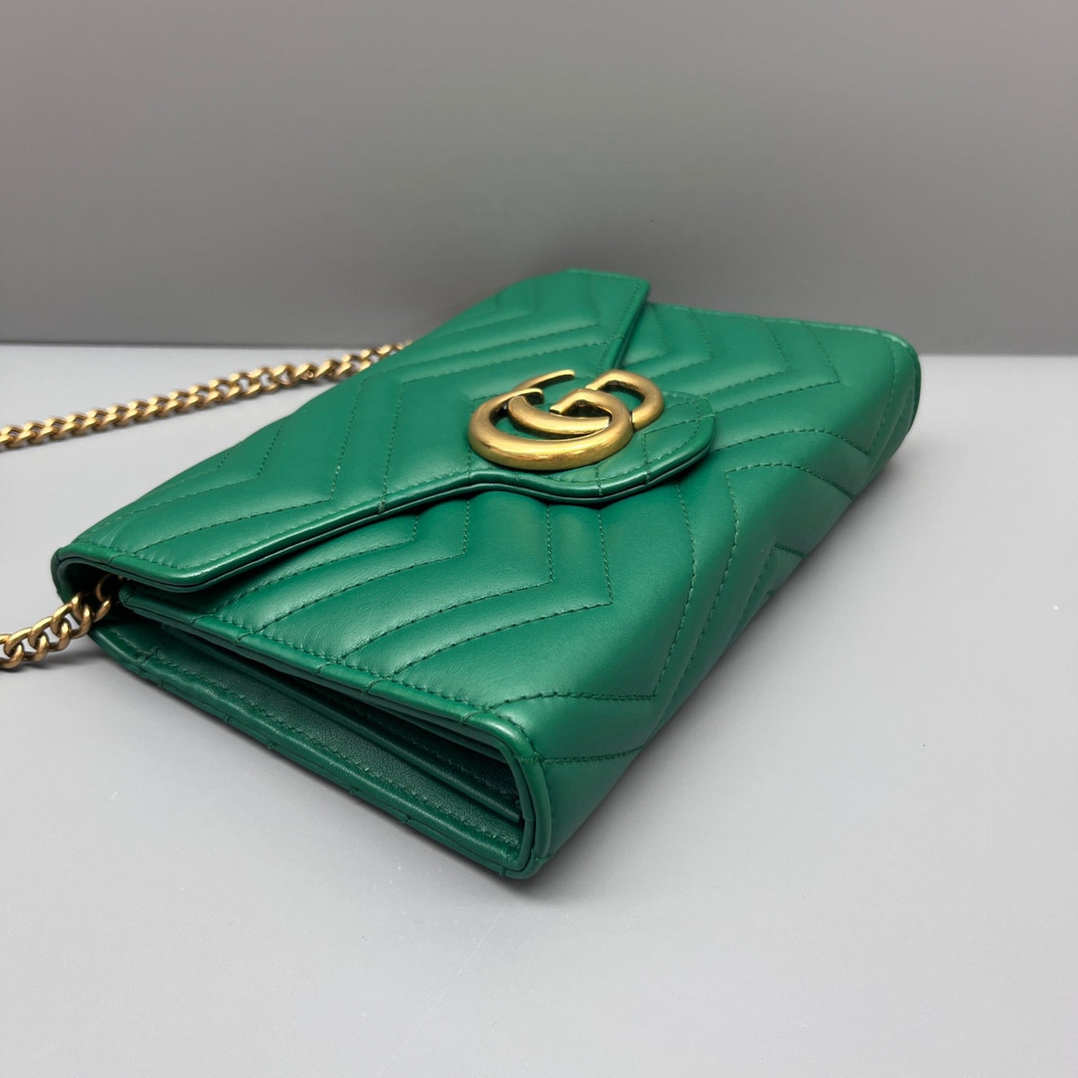 Gucci - Marmont WOC - Leather - Green