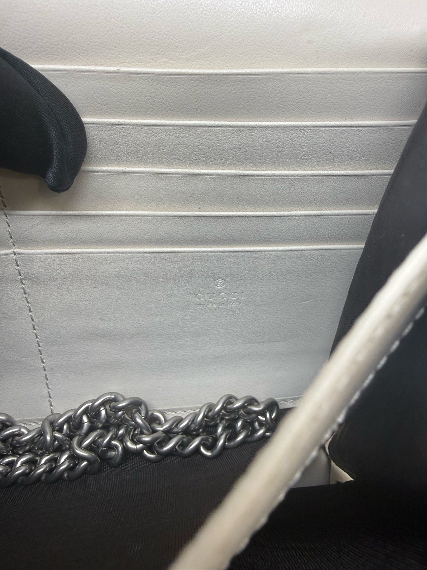Gucci - Marmont WOC (Wallet on Chain) - Leather - White - (mini)