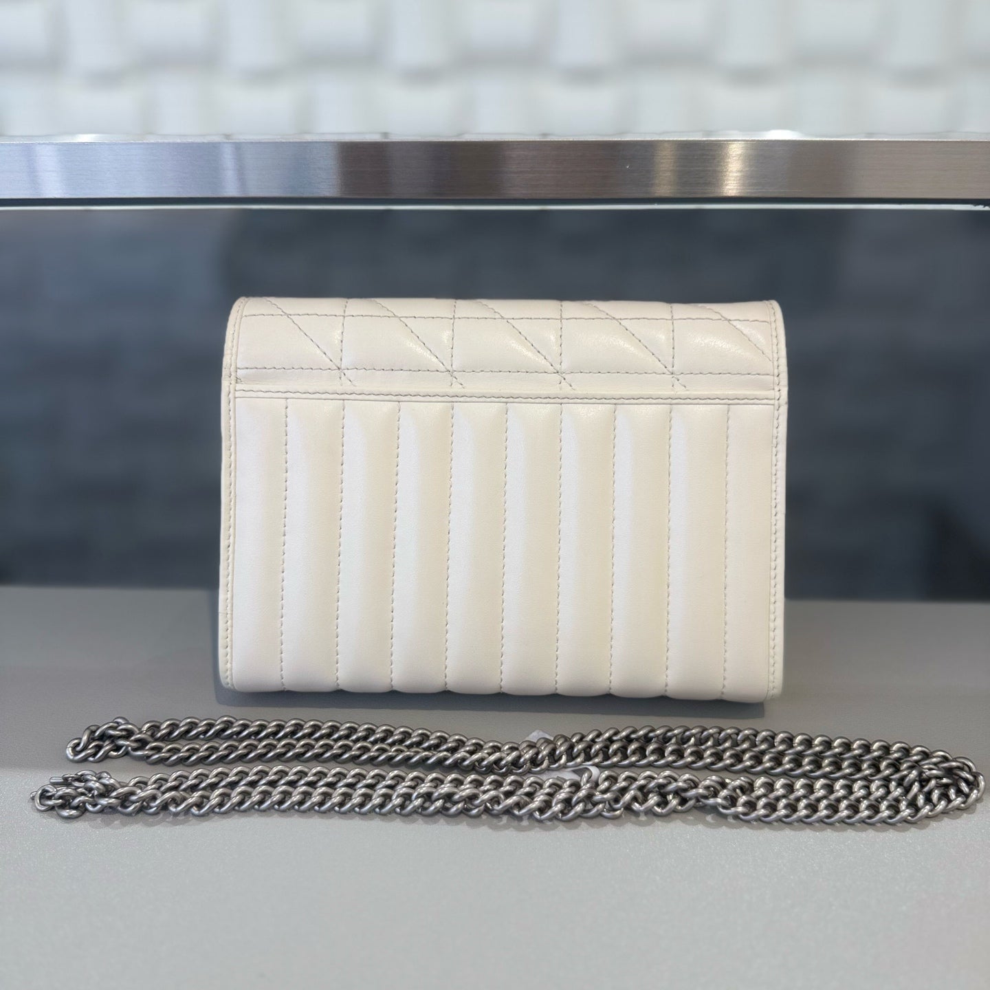 Gucci - Marmont WOC (Wallet on Chain) - Leather - White - (mini)