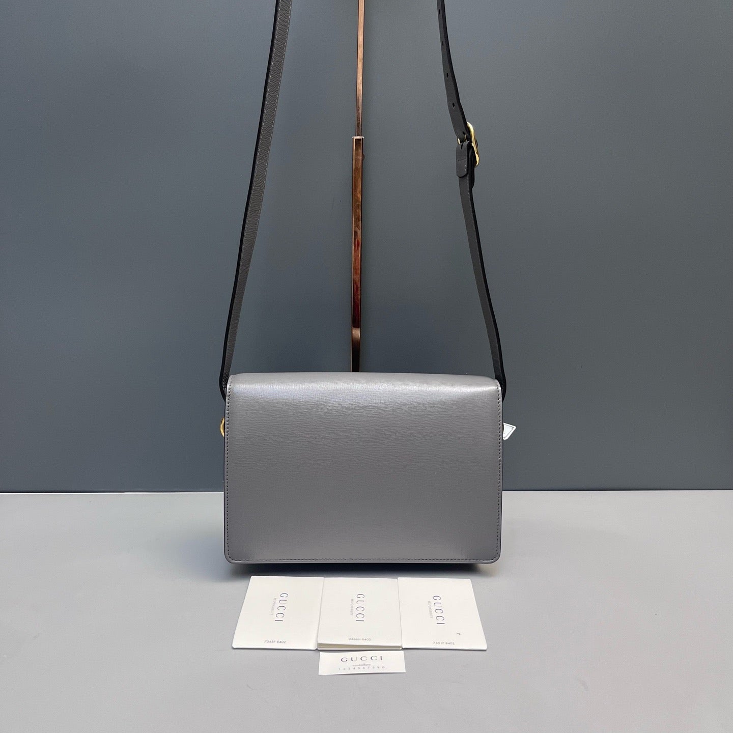 Gucci - Messenger Bag - Leather - Grey - (small)