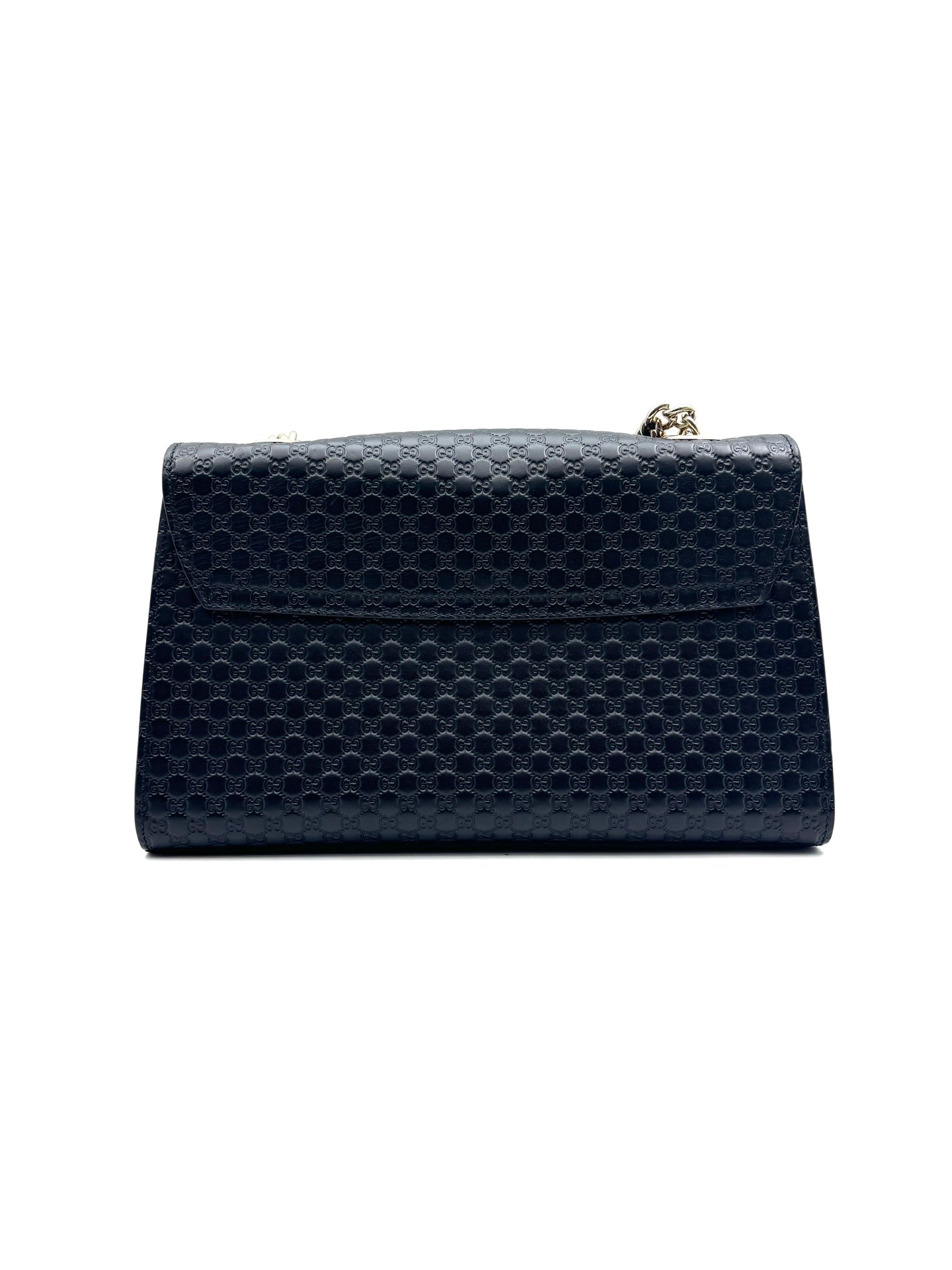 Gucci - Microguccissima Horsebit Tassel Flap Bag - Cowhide leather - Black - (Medium)
