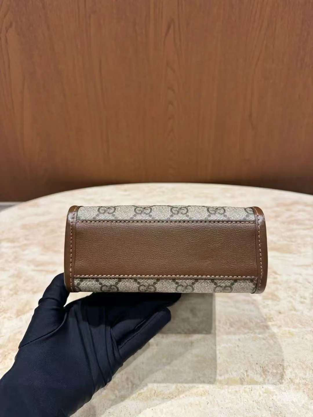 Gucci - Mini Tote Bag with Interlocking G - Synthetic - Beige - (mini)