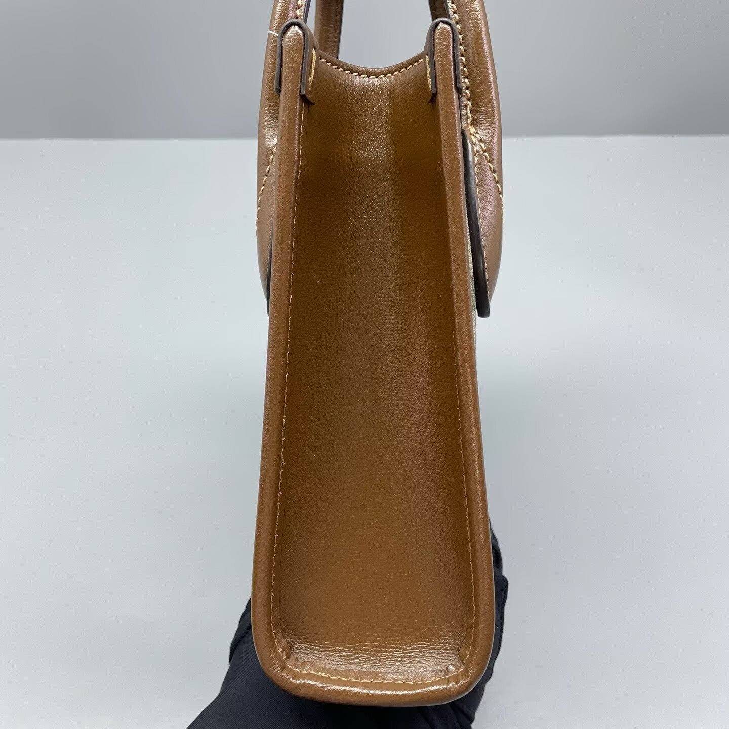 Gucci - Mini Tote - GG Supreme canvas with leather trim - Beige and Brown - (mini)