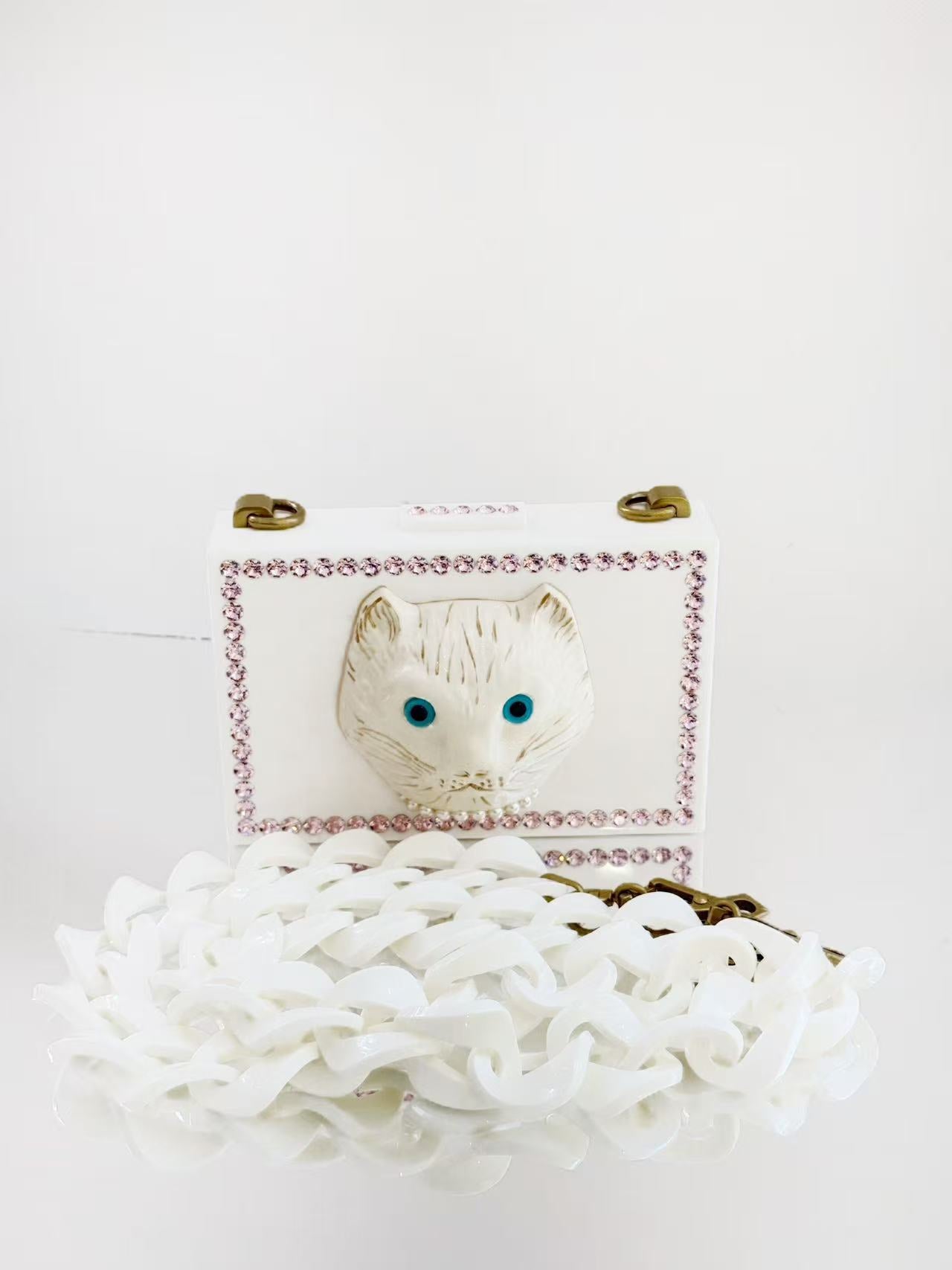 Gucci - Museum Bobcat Box Limited Edition - Acrylic - White - (mini)