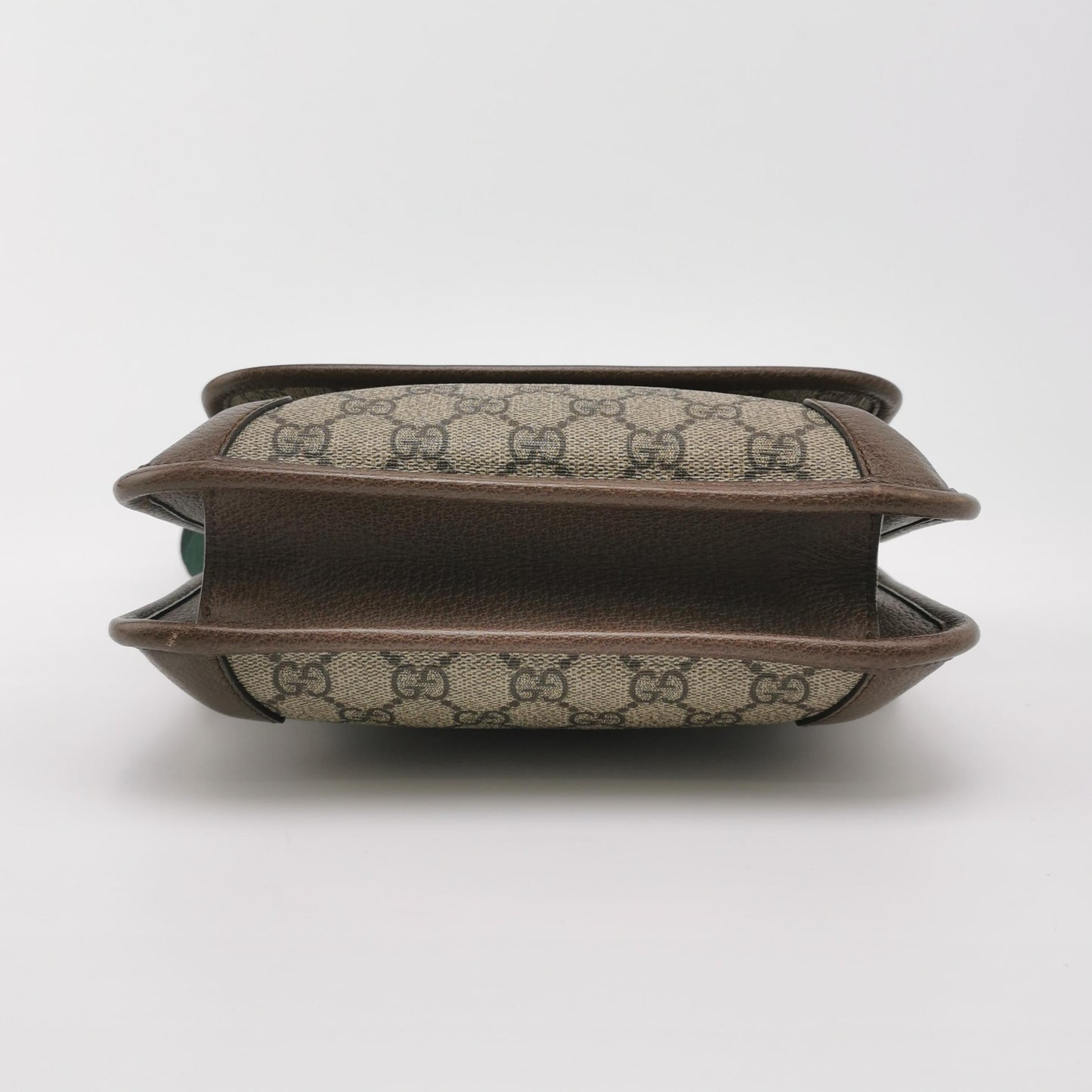 Gucci - Neo Vintage GG Supreme Messenger Bag - GG Supreme canvas with leather trim - Beige and Ebony with Brown trim - (small)