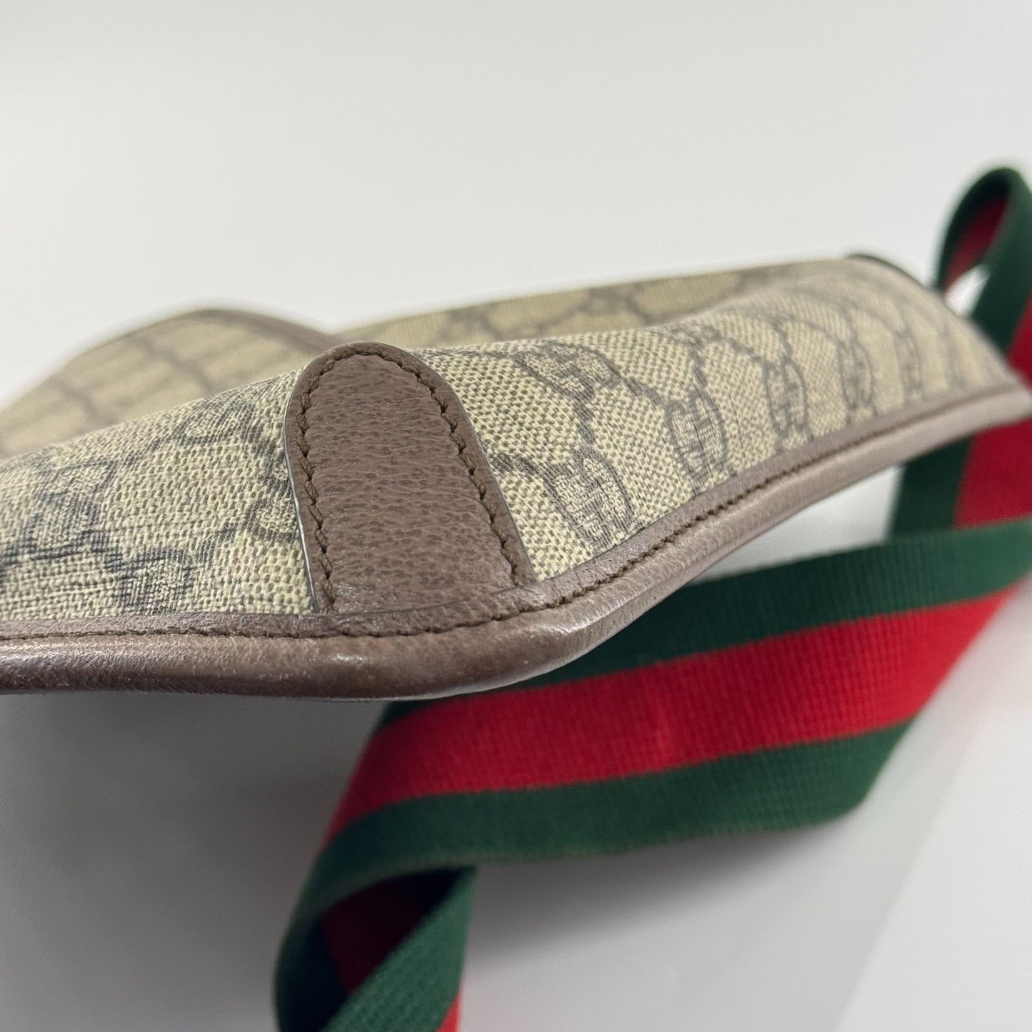 Gucci - Neo Vintage GG Supreme Messenger Bag with Tiger Head - Coated canvas and leather - Beige - (medium)