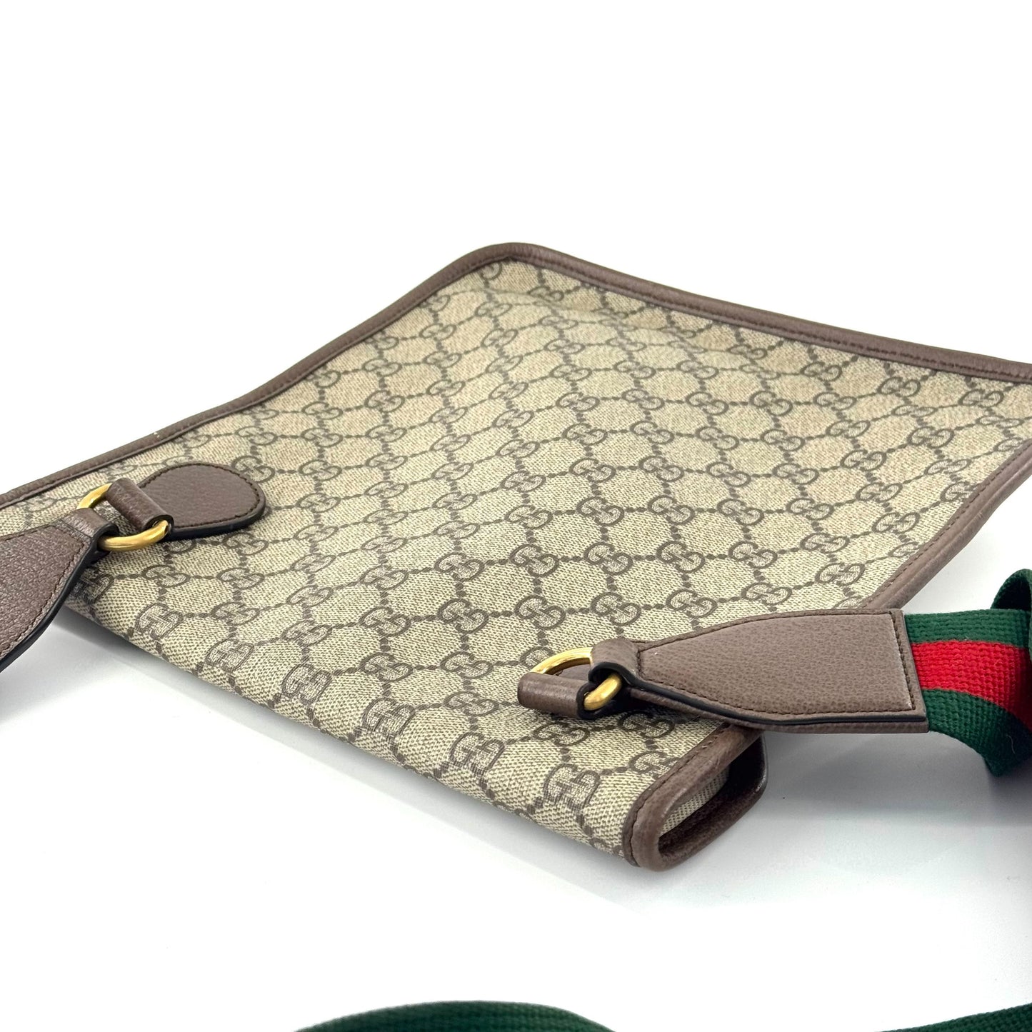 Gucci - Neo Vintage GG Supreme Messenger Bag with Tiger Head - Coated canvas and leather - Beige - (medium)