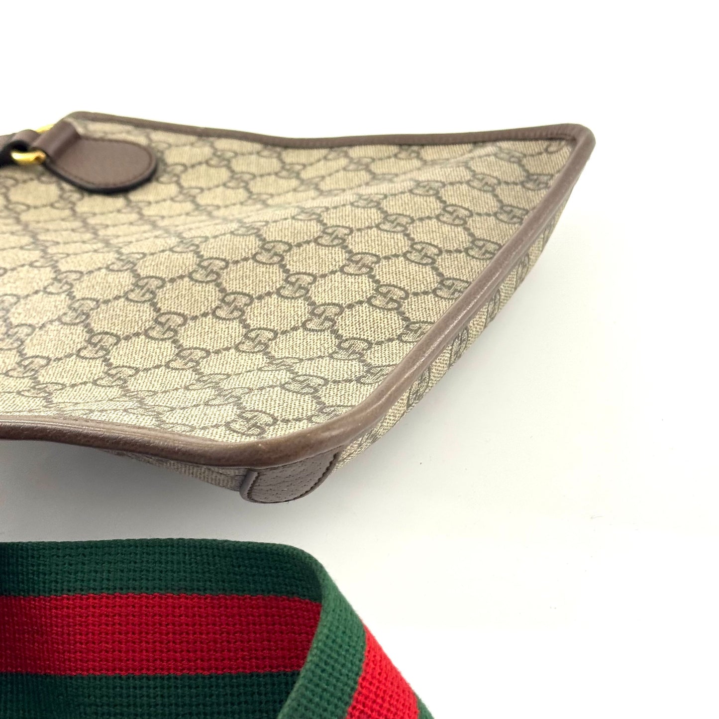 Gucci - Neo Vintage GG Supreme Messenger Bag with Tiger Head - Coated canvas and leather - Beige - (medium)