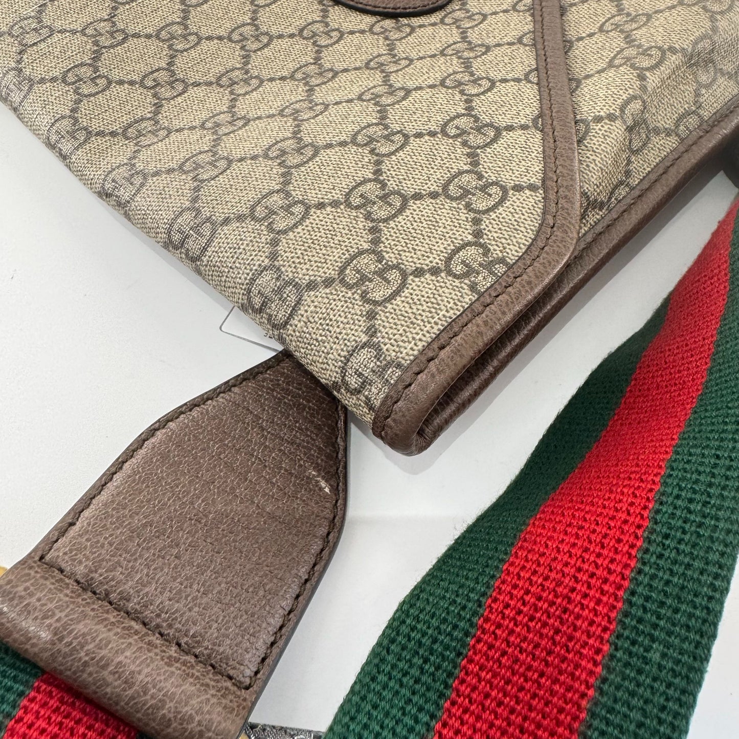 Gucci - Neo Vintage GG Supreme Messenger Bag with Tiger Head - Coated canvas and leather - Beige - (medium)