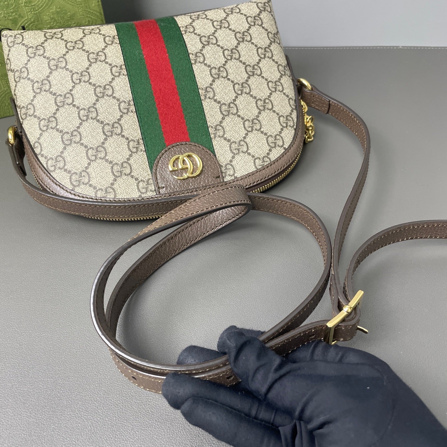 Gucci Ophidia Canvas, Leather Multicolour - view 9