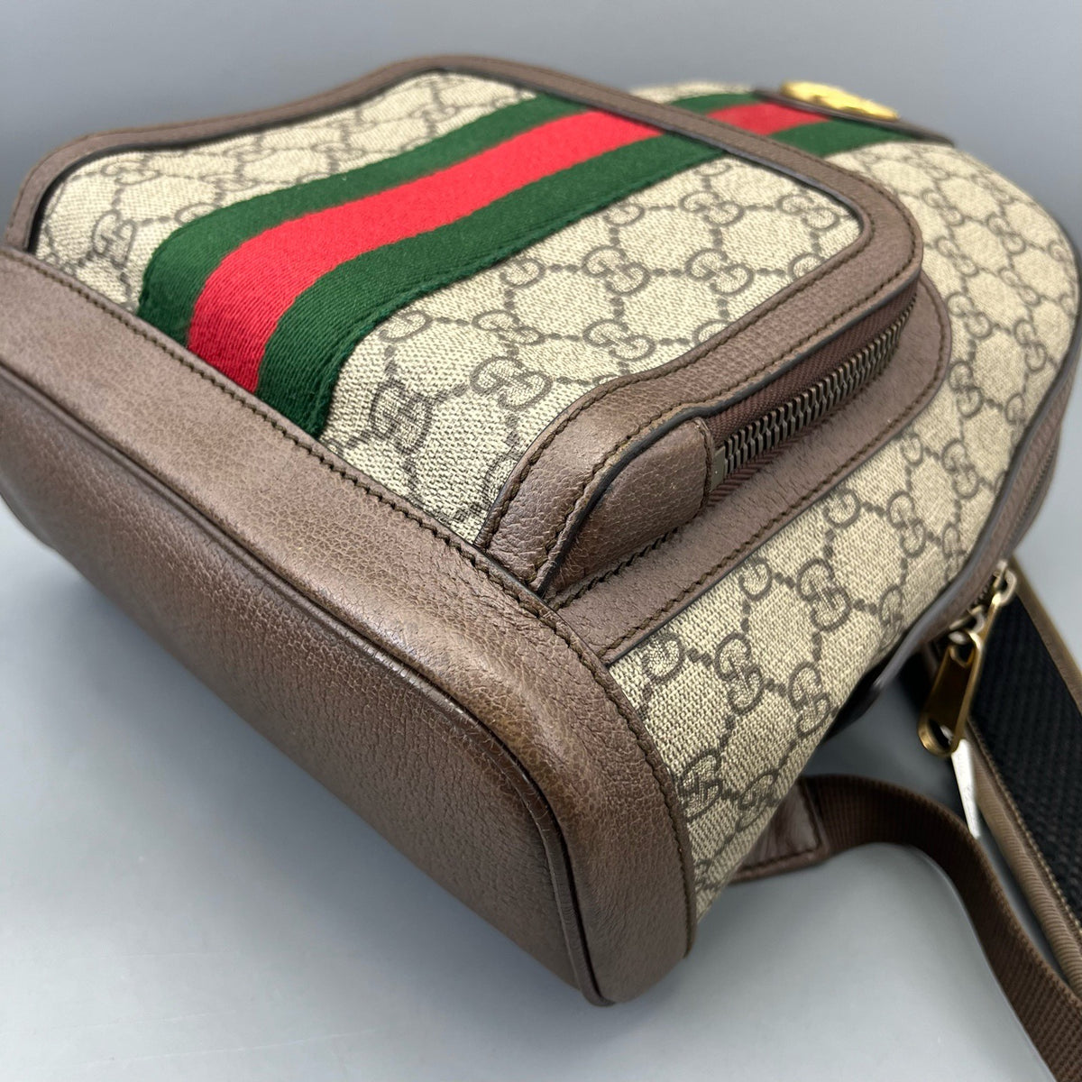 Gucci - Ophidia backpack - Leather - Brown - (mini)