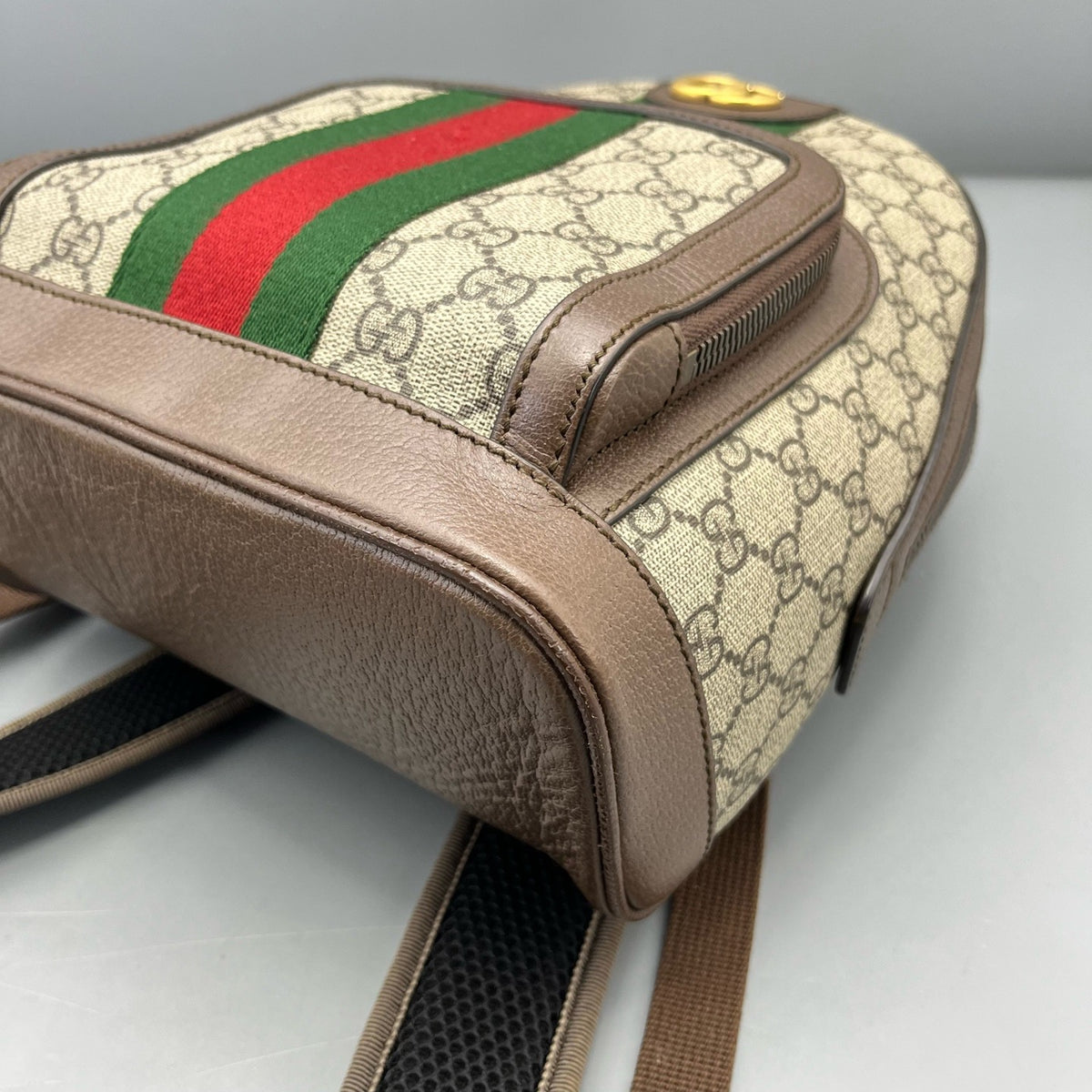 Gucci - Ophidia Backpack - Synthetic - Beige - (mini)