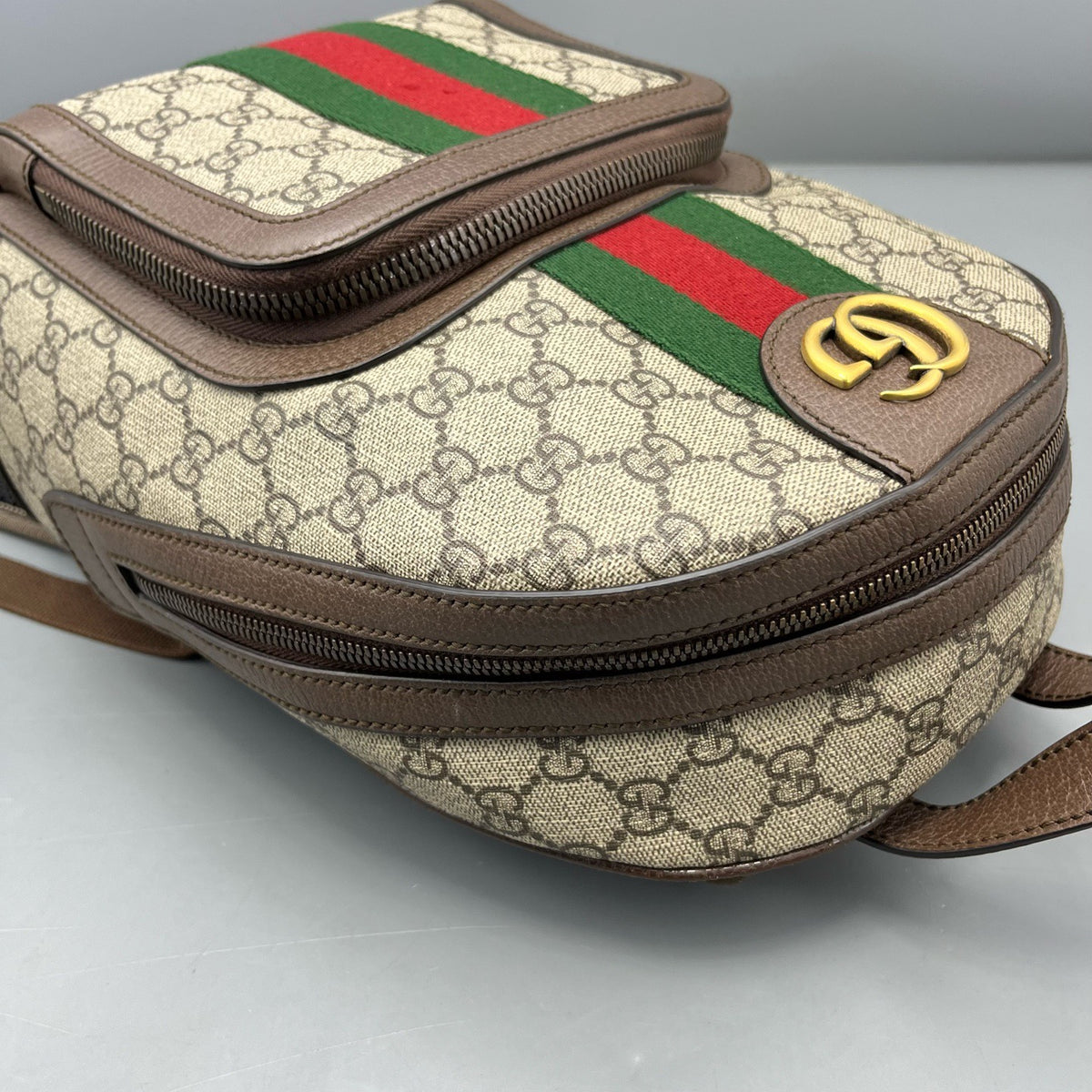 Gucci - Ophidia Backpack - Synthetic - Beige - (mini)