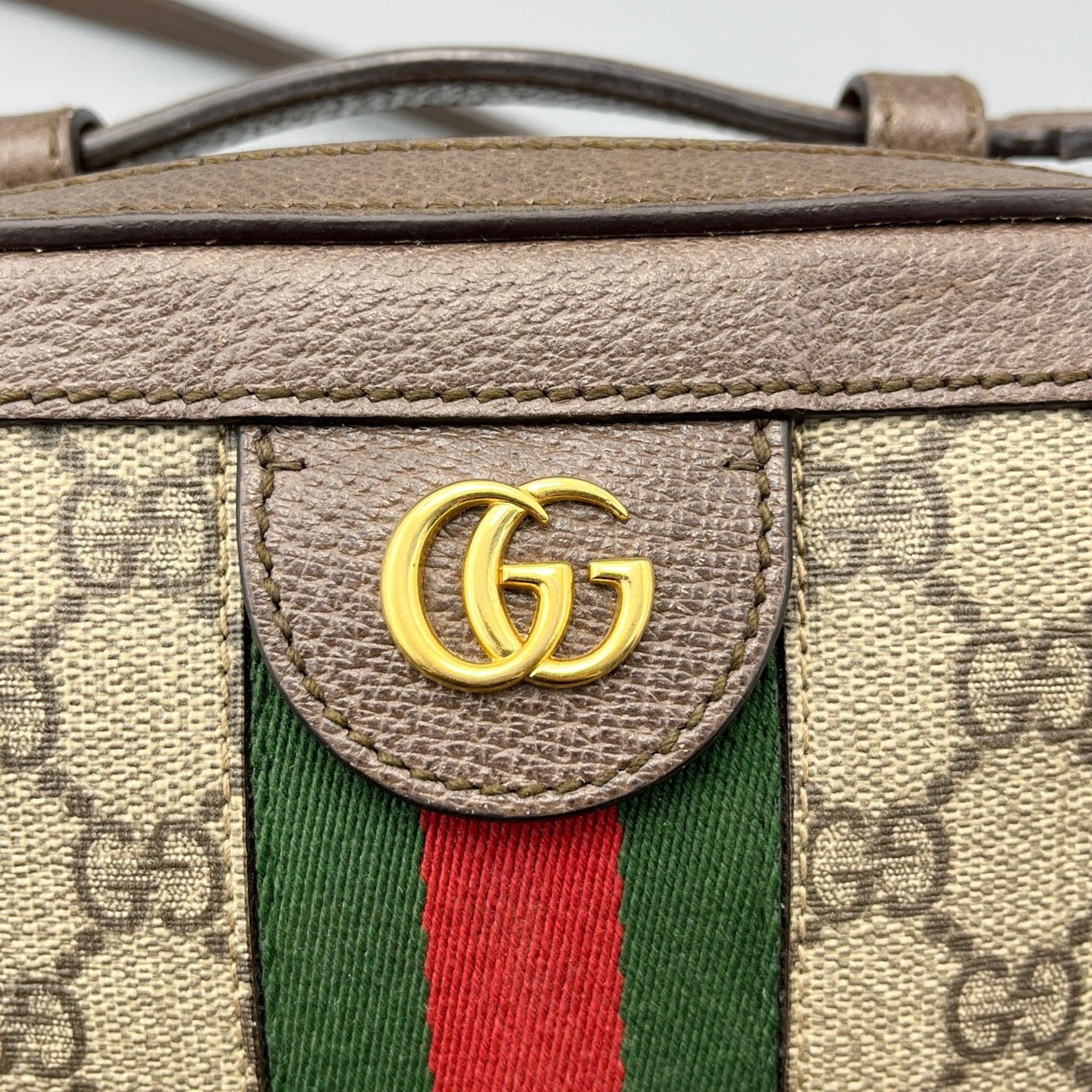 Gucci - Ophidia Box Bag - Coated canvas and leather - Brown - (mini)