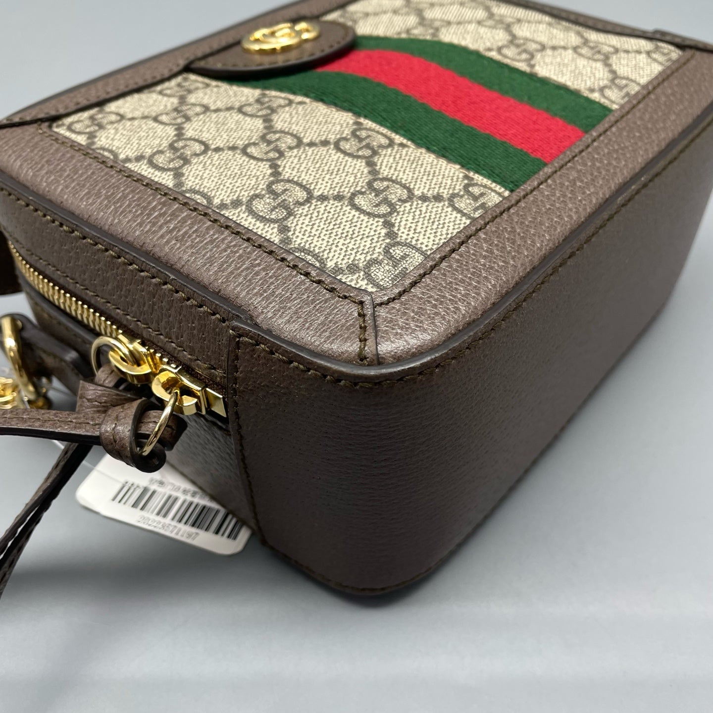 Gucci - Ophidia Box Bag - GG Supreme coated canvas and grained leather - Brown - (mini)