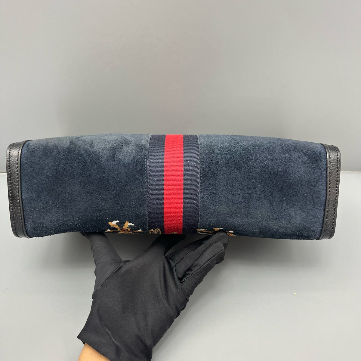 Gucci - Ophidia Clip Bag - Suede - Black - (medium)