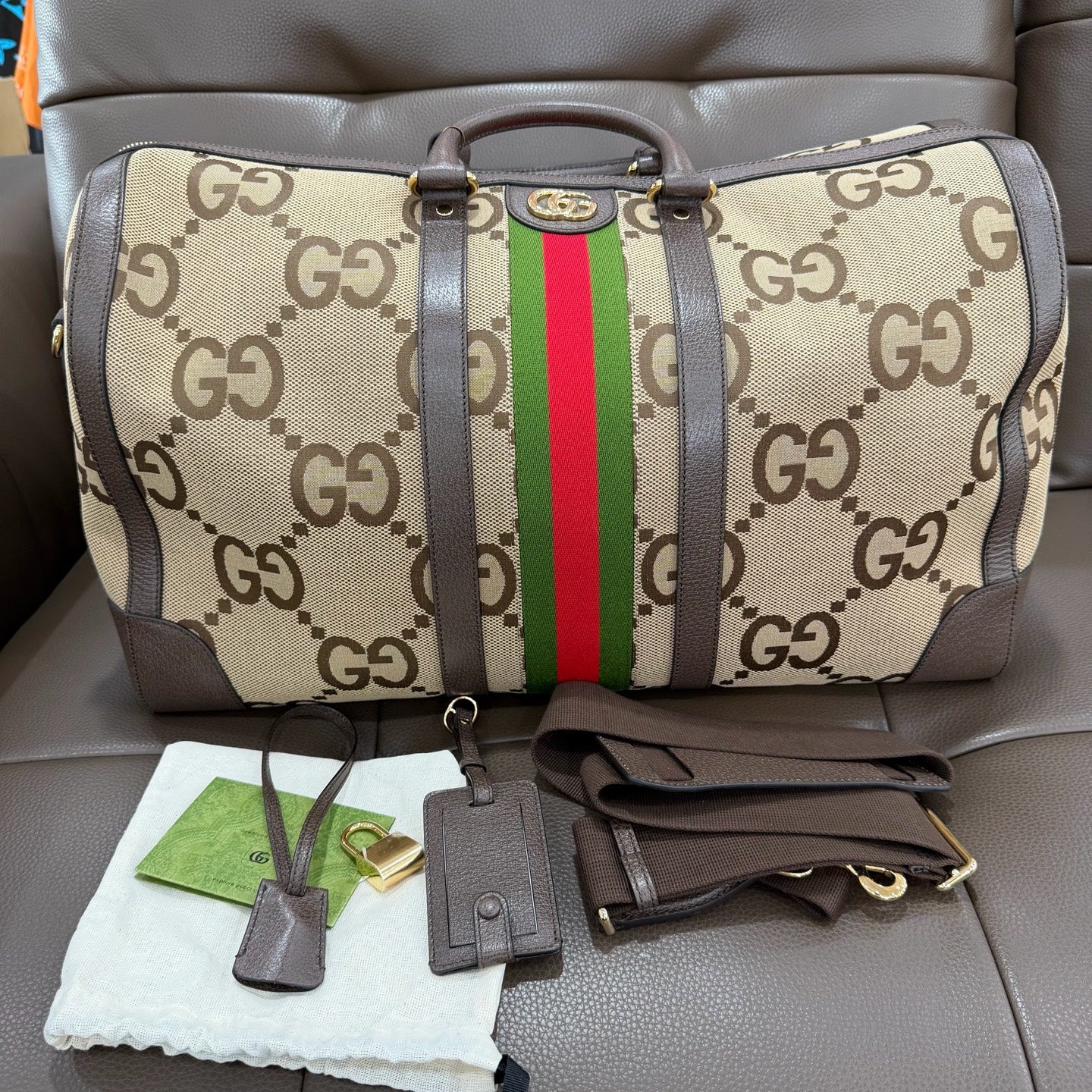 Gucci - Ophidia - Cloth - Beige - (large)