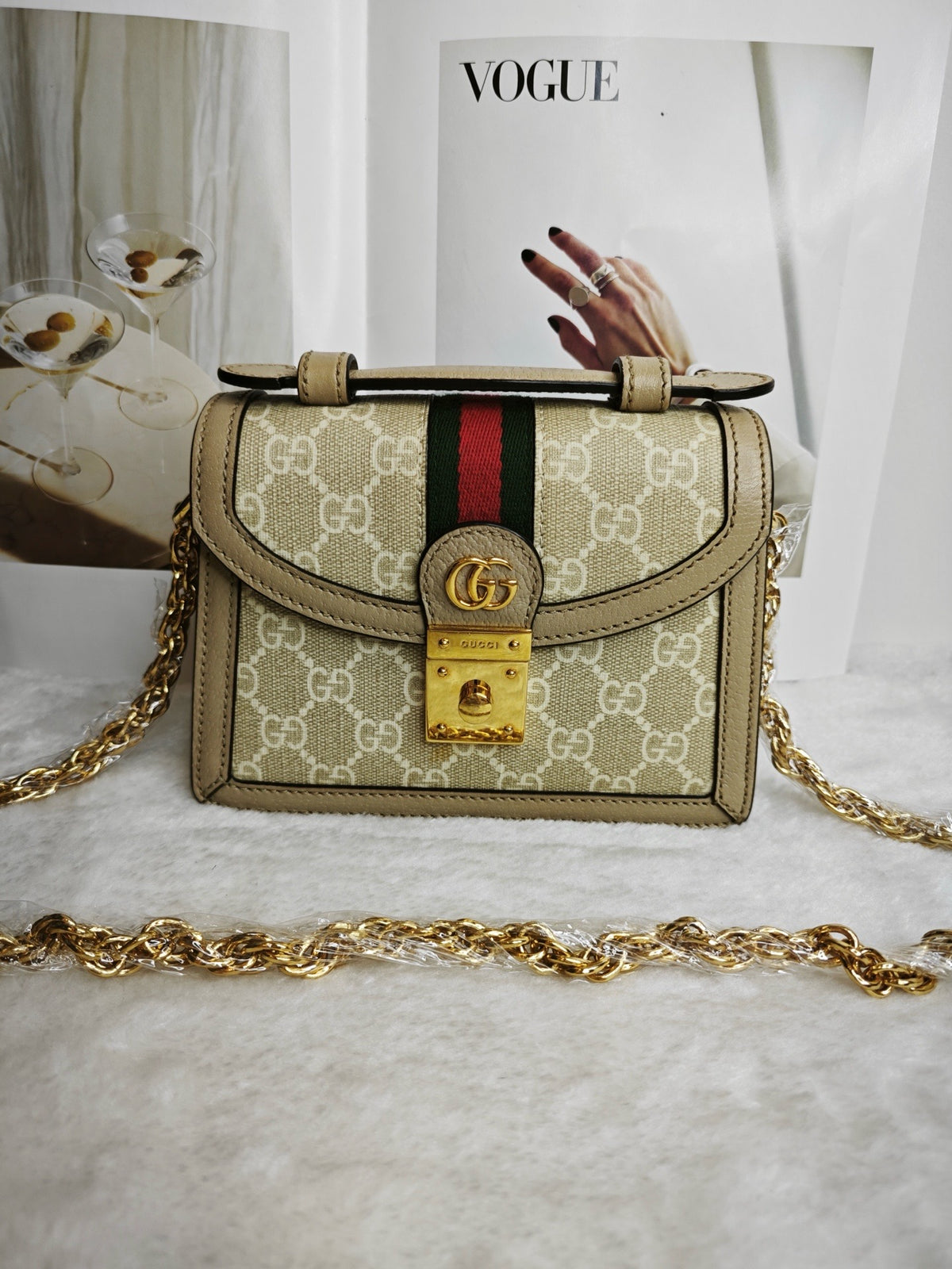 Gucci - Ophidia - Cloth - Beige - (mini)