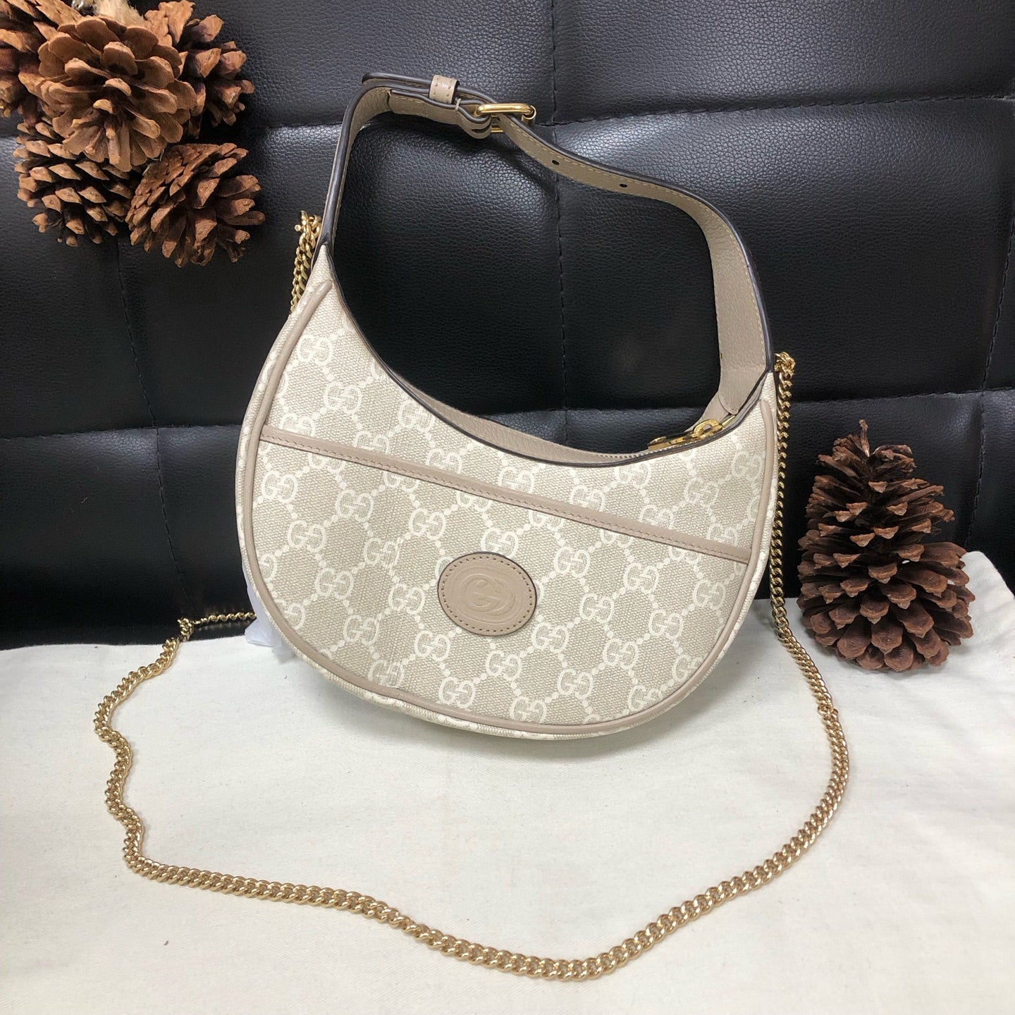 Gucci - Ophidia - Cloth - Beige - (mini)