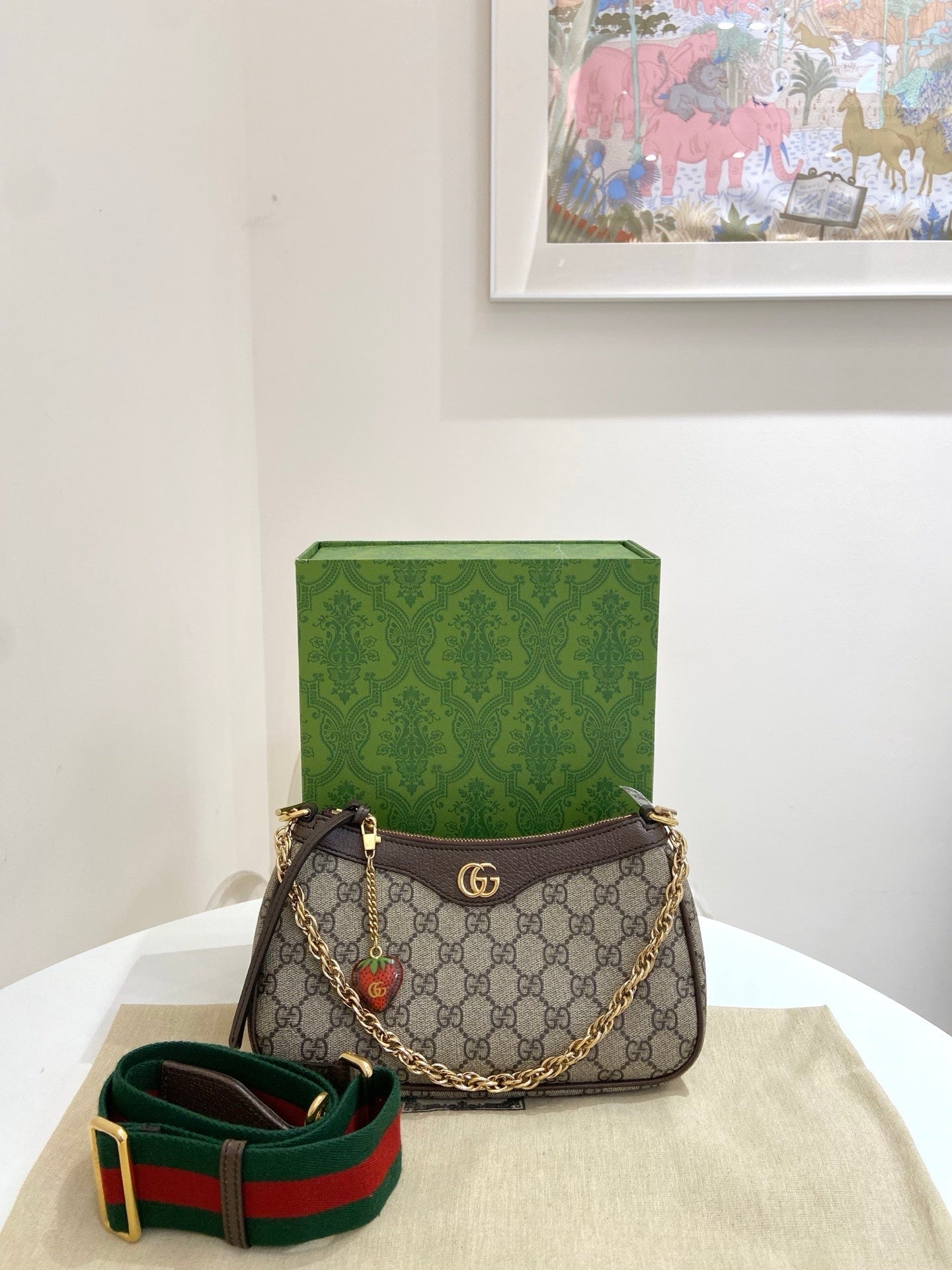 Gucci - Ophidia - Cloth - Beige - (small)
