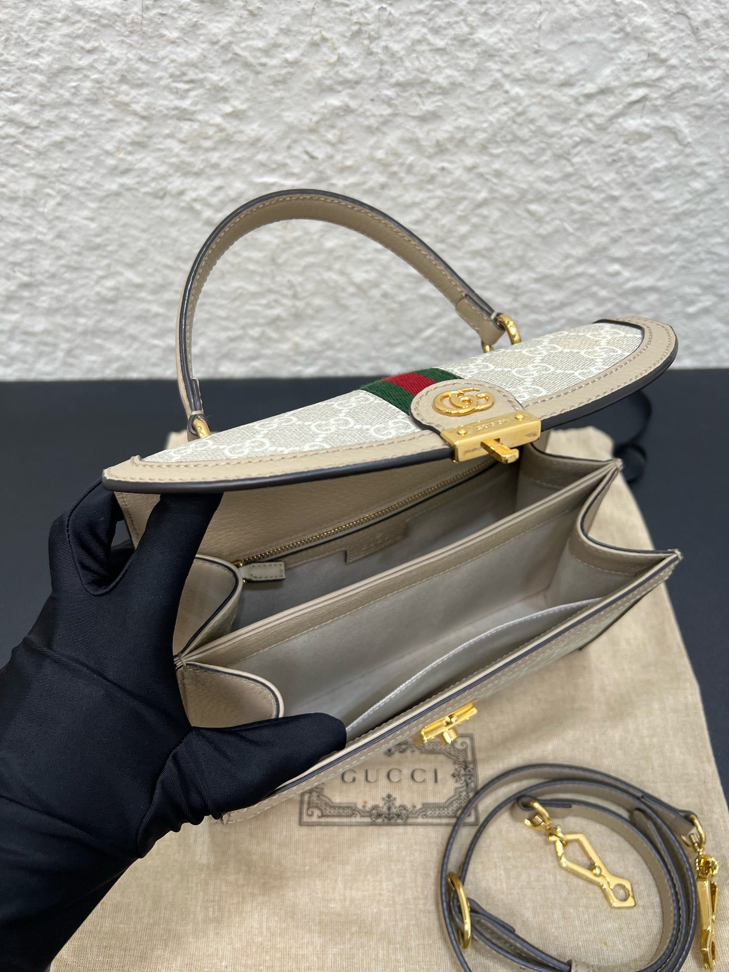 Gucci - Ophidia - Cloth - Beige - (small)