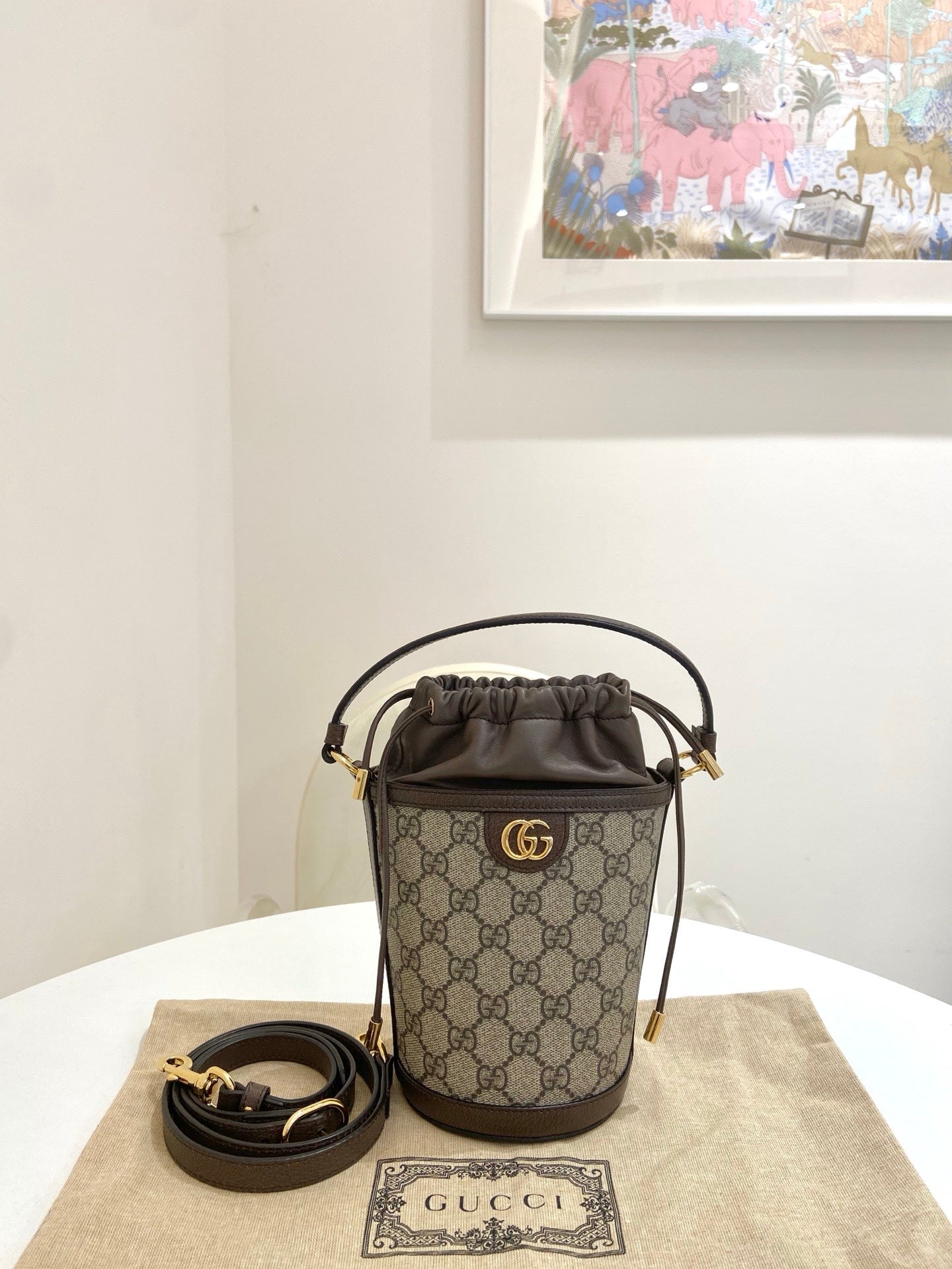 Gucci - Ophidia - Cloth - Brown - (mini)