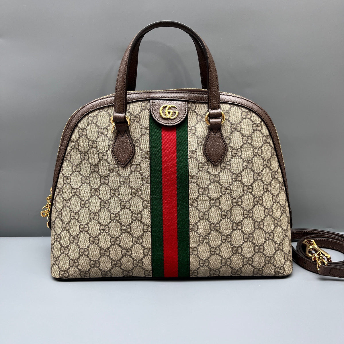 Gucci - Ophidia Dome Bag - Synthetic - Multicolour - (medium)