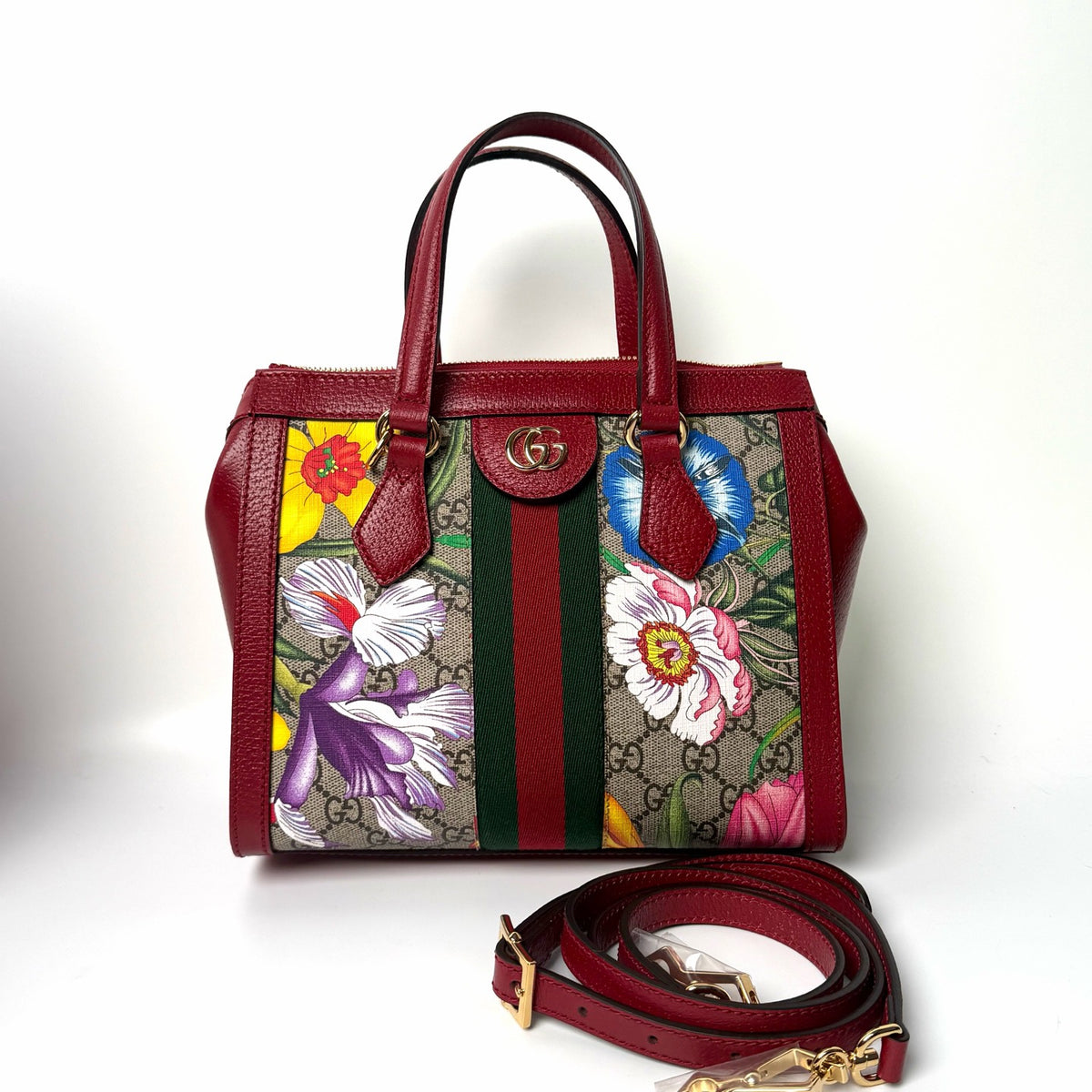 Gucci - Ophidia Flora - Leather - Multicolour - (small)