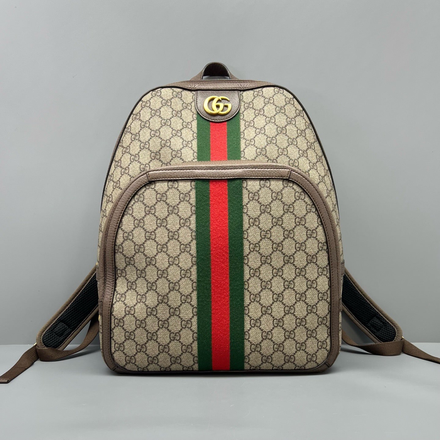 Gucci - Ophidia GG Backpack - Leather - Brown