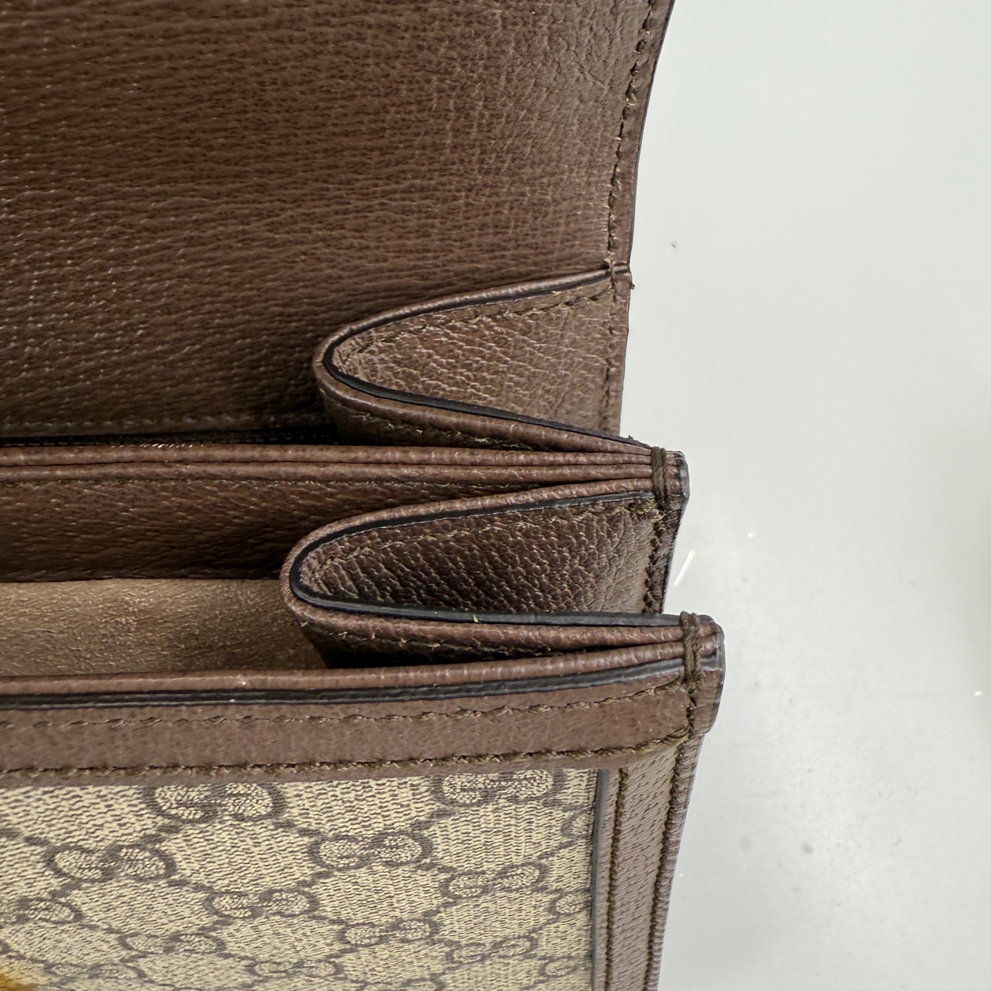 Gucci - Ophidia GG Small Top Handle Bag - Leather - Brown - (small)