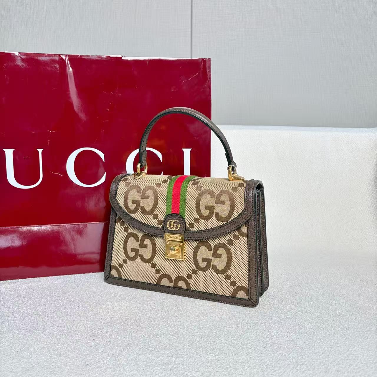 Gucci - Ophidia - GG Supreme canvas and leather - Beige, Brown, Green, Red - (mini)