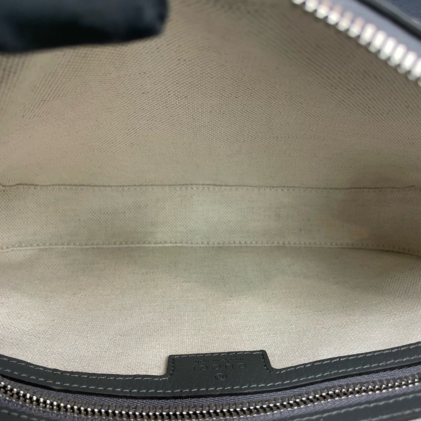 Gucci - Ophidia - GG Supreme canvas with leather trim - Grey - (Small)