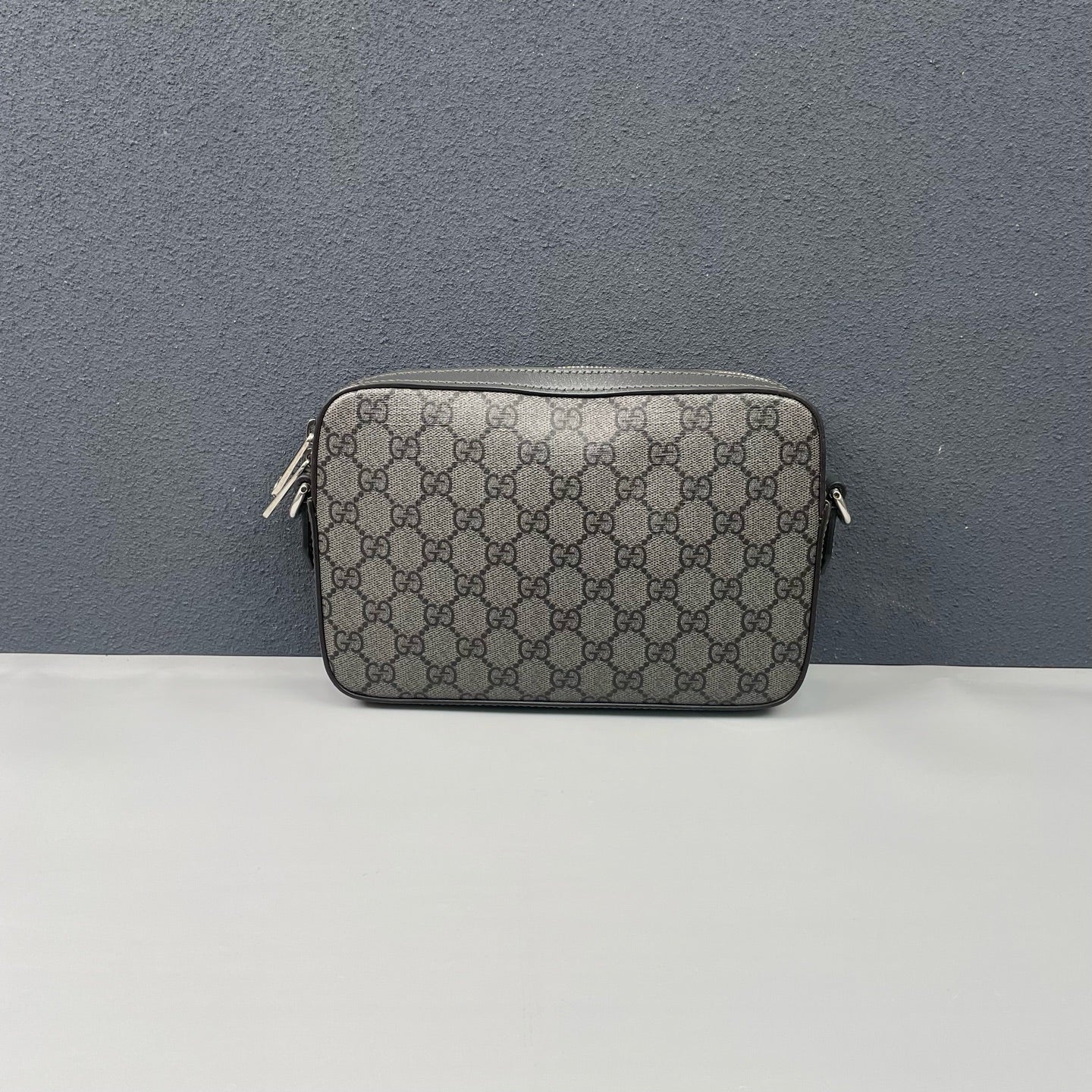Gucci - Ophidia - GG Supreme canvas with leather trim - Grey - (Small)
