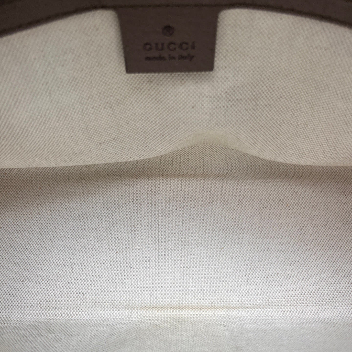 Gucci - Ophidia GG Supreme Clutch Bag - GG Supreme canvas with leather trim - Beige with Brown trim - (medium)
