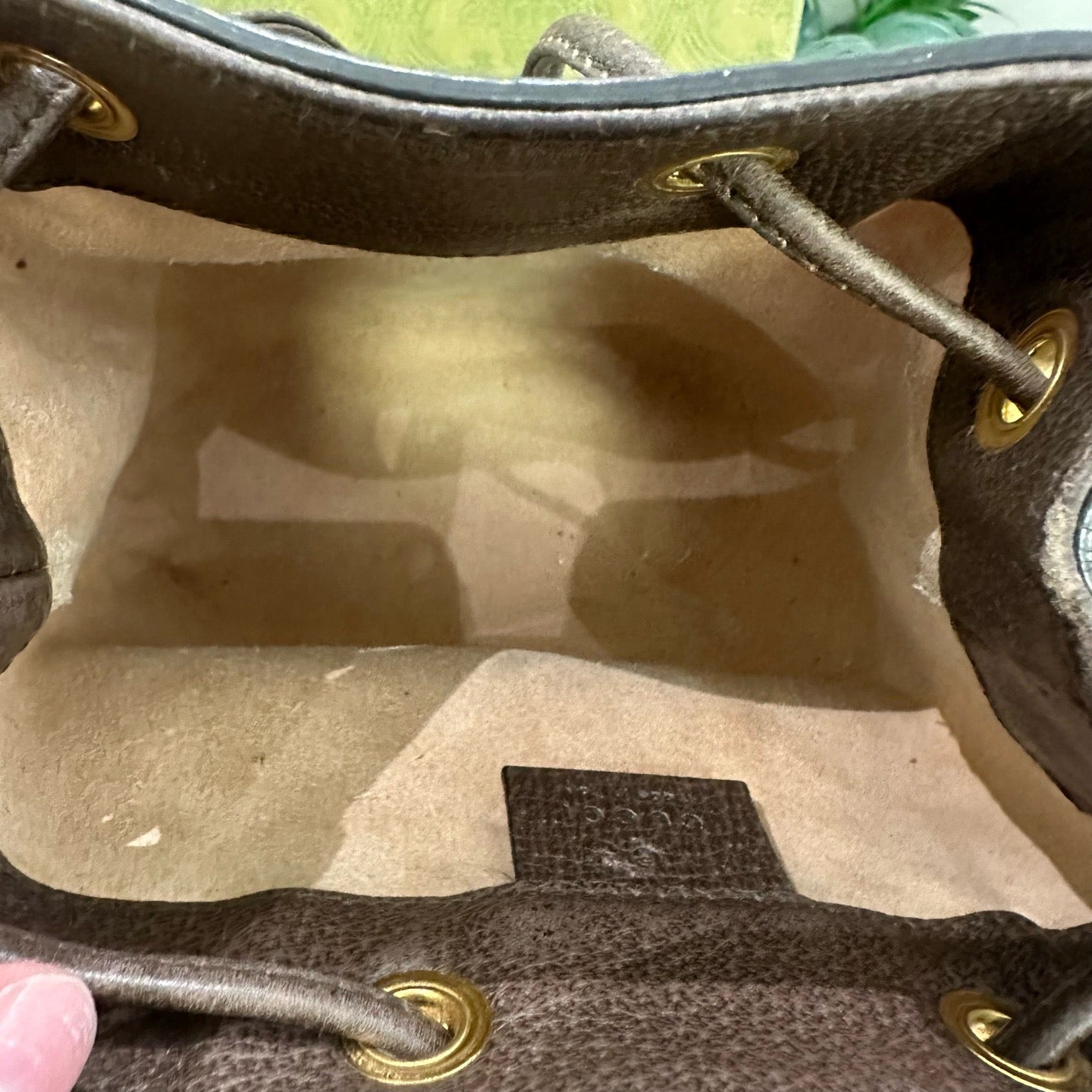 Gucci - Ophidia GG Supreme Mini Bucket Bag - Coated canvas and leather - Brown - (mini)