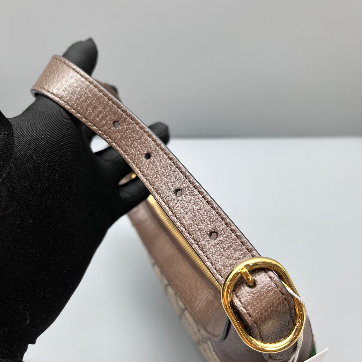 Gucci - Ophidia Half-Moon Bag - Synthetic - Brown - (mini)