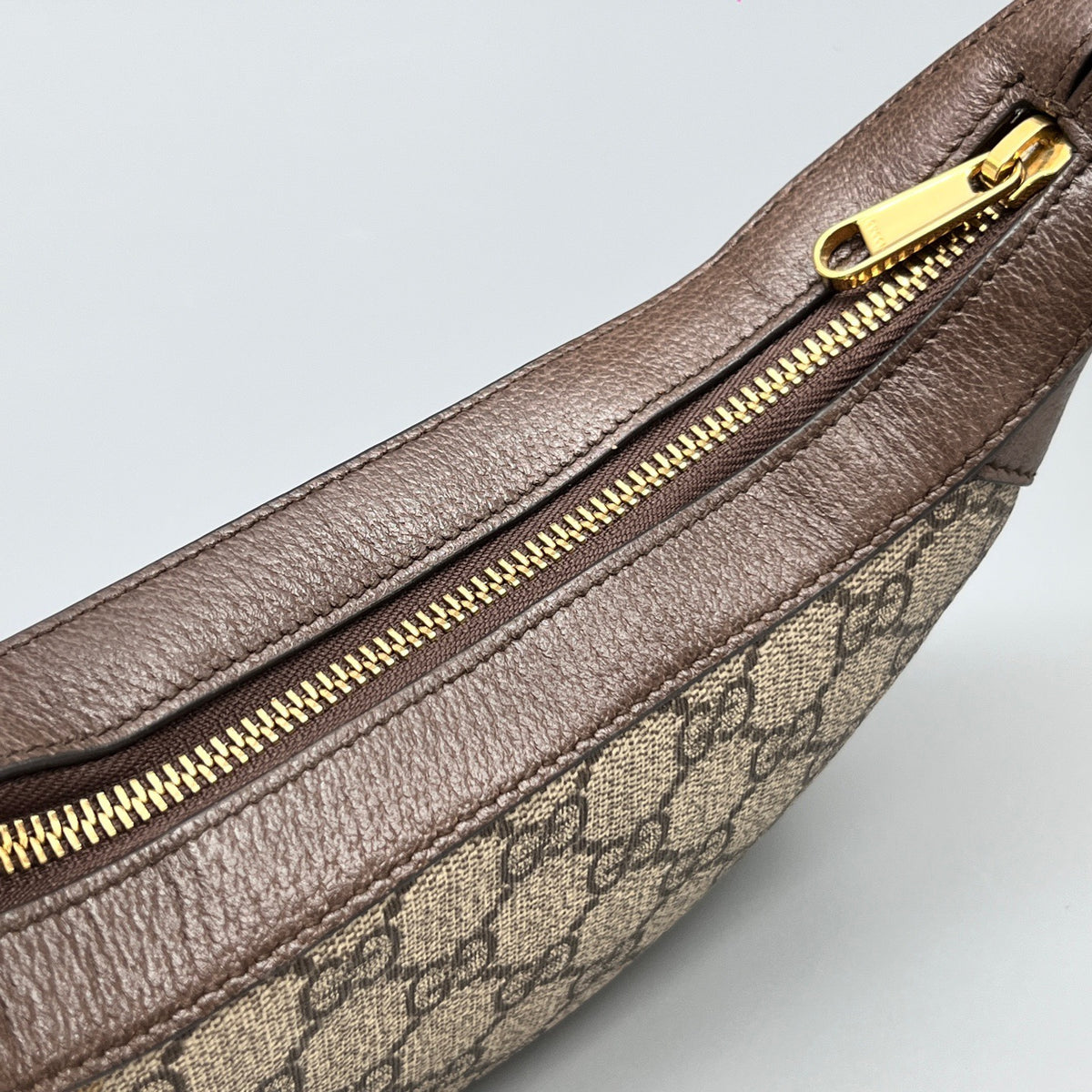 Gucci - Ophidia Half-Moon Bag - Synthetic - Brown - (mini)