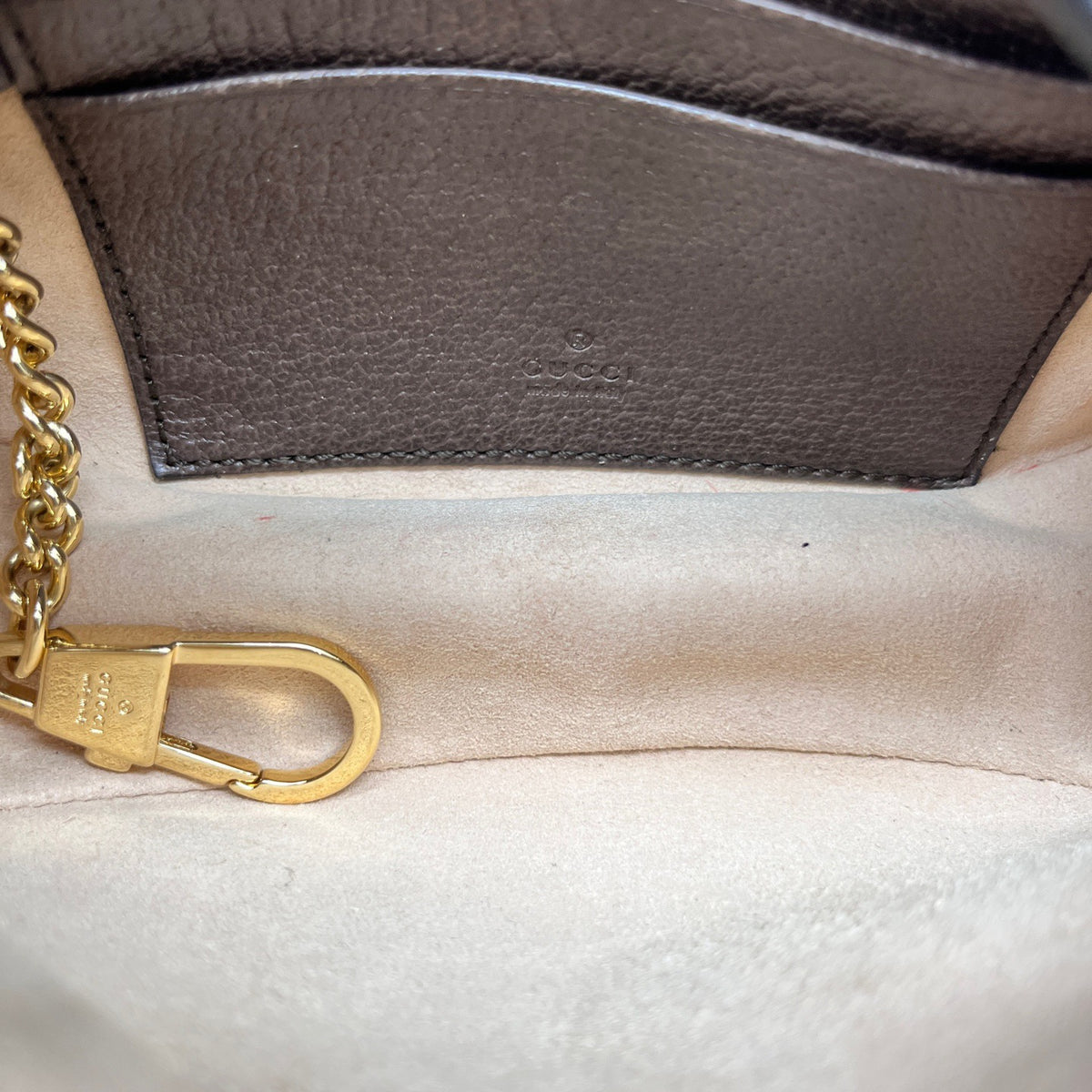 Gucci - Ophidia Half-Moon Bag - Synthetic - Brown - (mini)