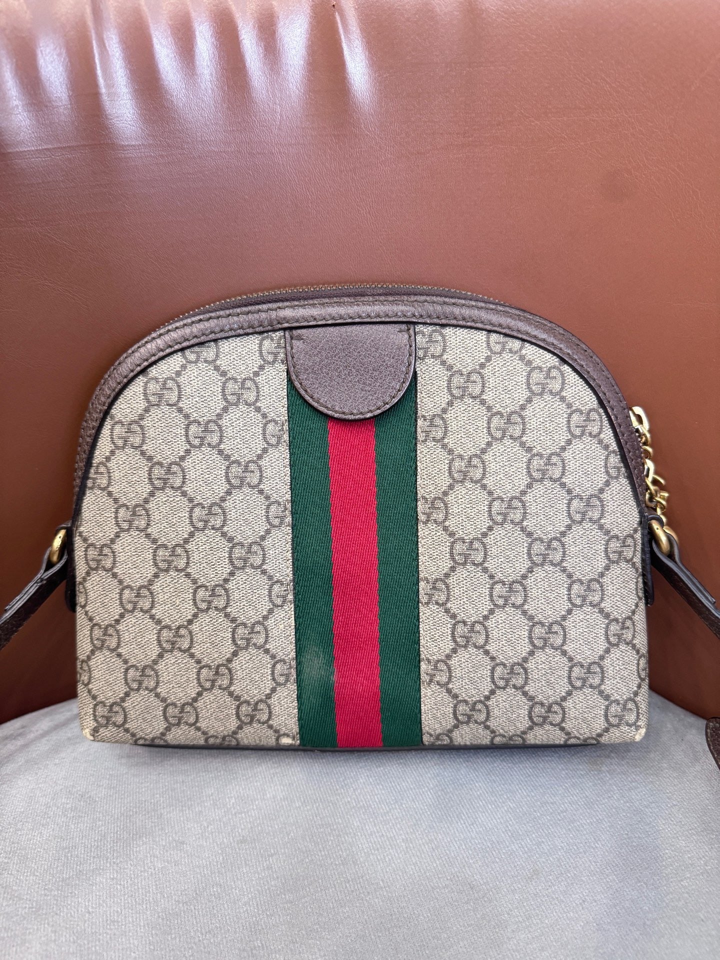 Gucci - Ophidia - Leather - Beige - (small)