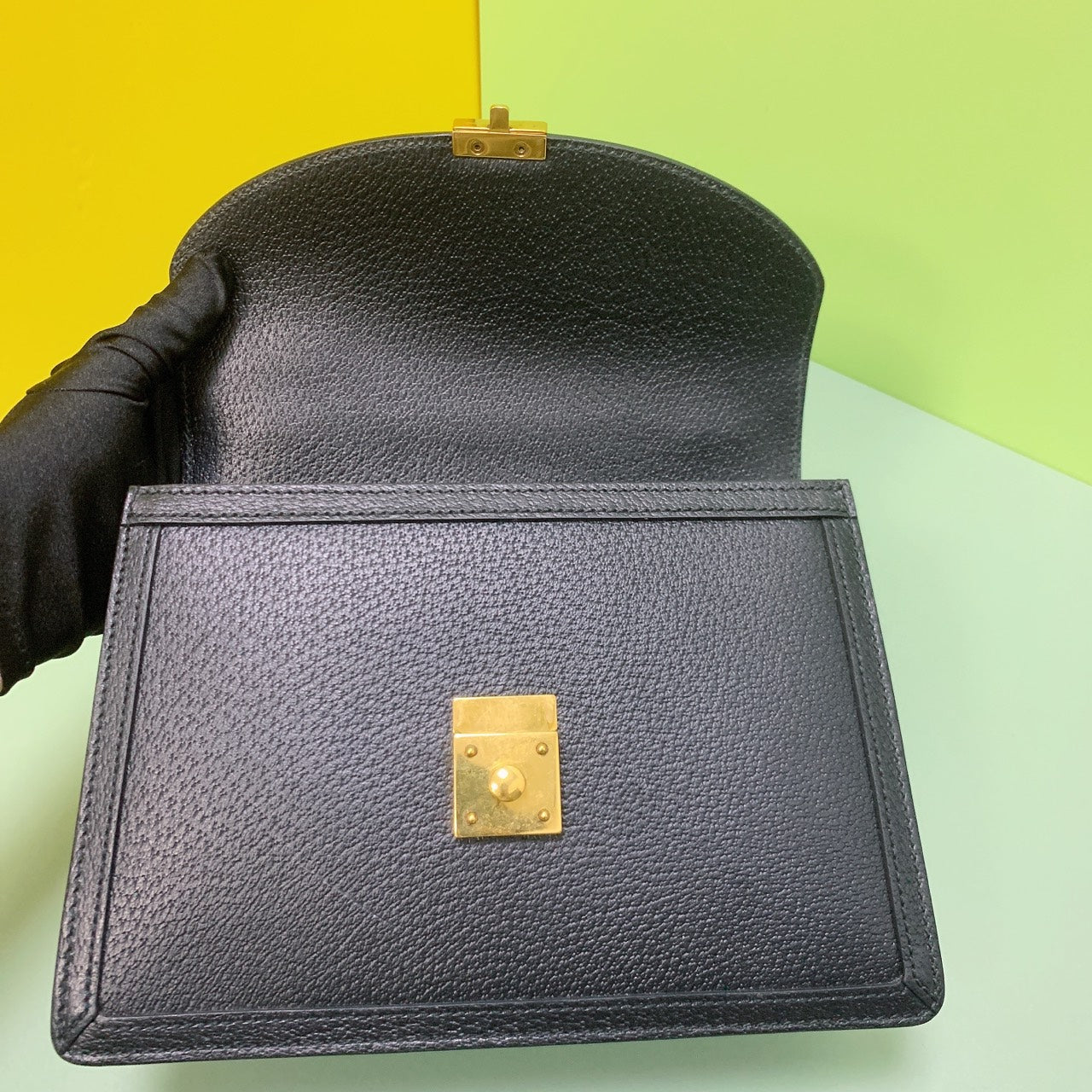 Gucci - Ophidia - Leather - Black - (small)