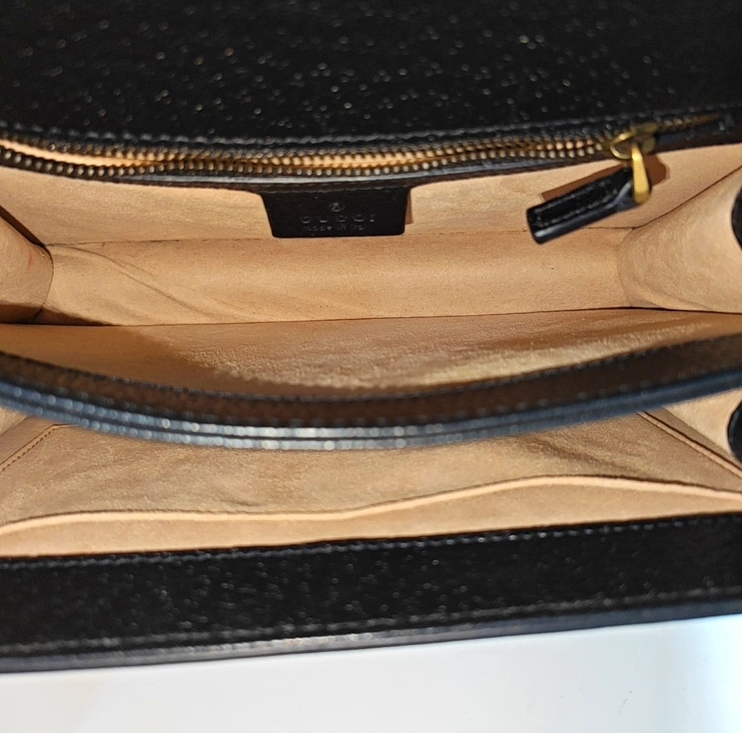 Gucci - Ophidia - Leather - Black - (small)