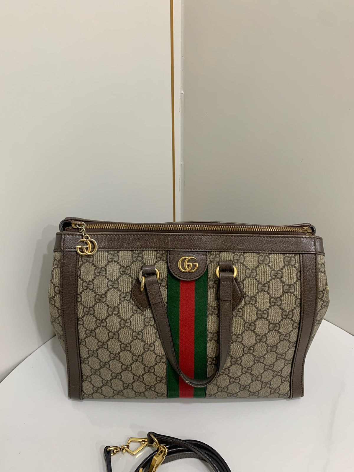 Gucci - Ophidia - Leather - Brown - (medium)