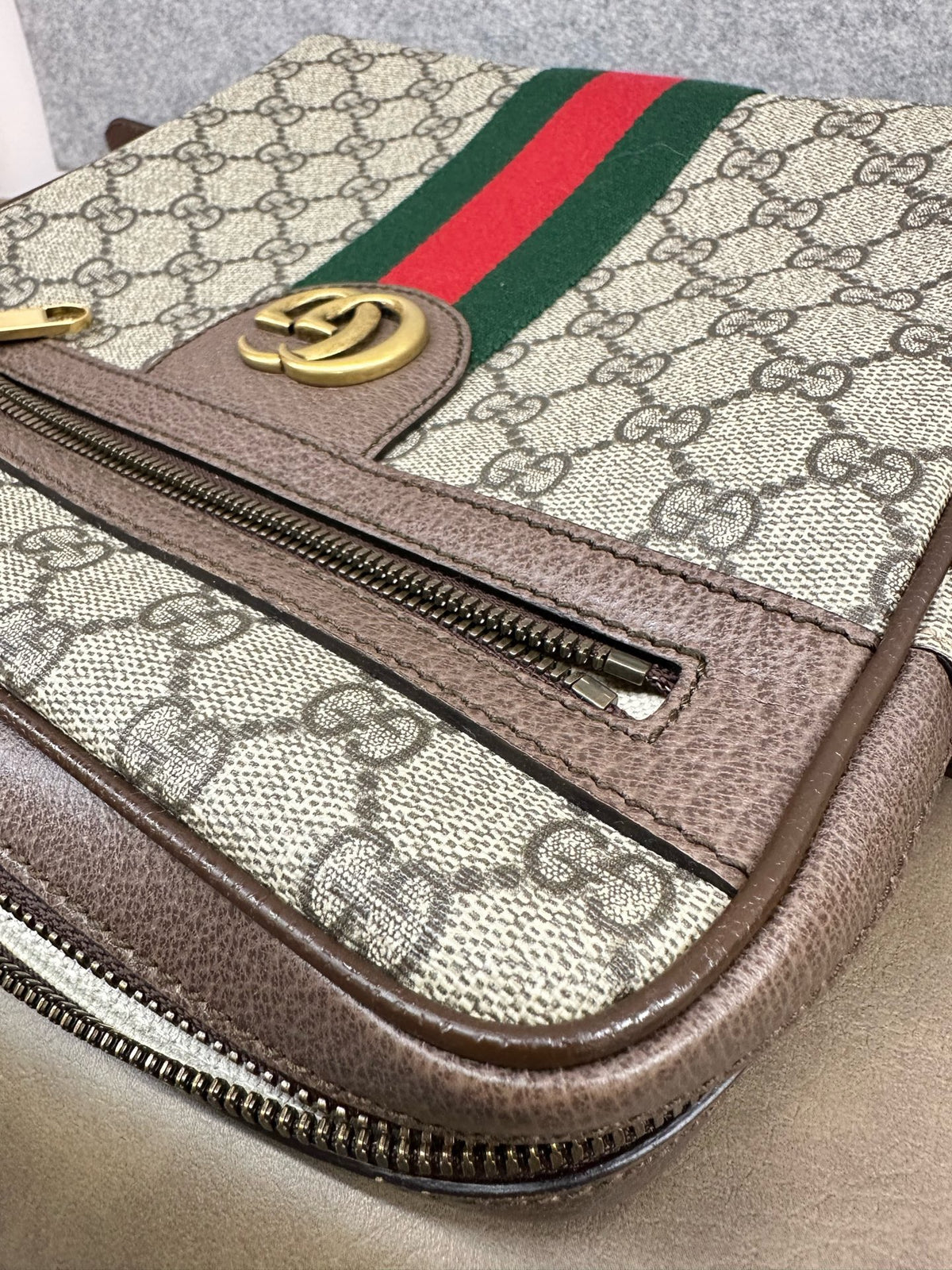 Gucci - Ophidia - Leather - Brown - (medium)