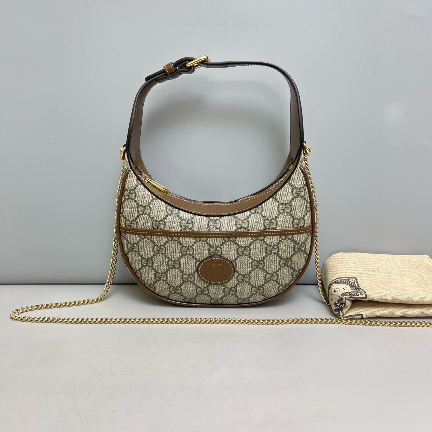 Gucci - Ophidia - Leather - Brown - (mini)