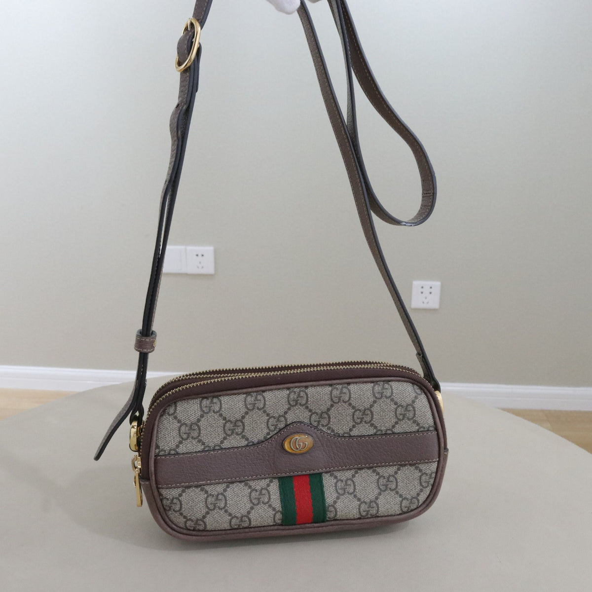 Gucci - Ophidia - Leather - Brown - (mini)
